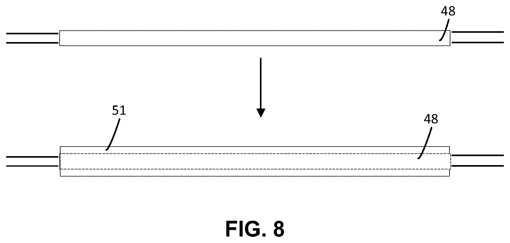 Patent US12120823 Figure 8 – Method of manufacturing textile with conductive yarns and integrated electronics