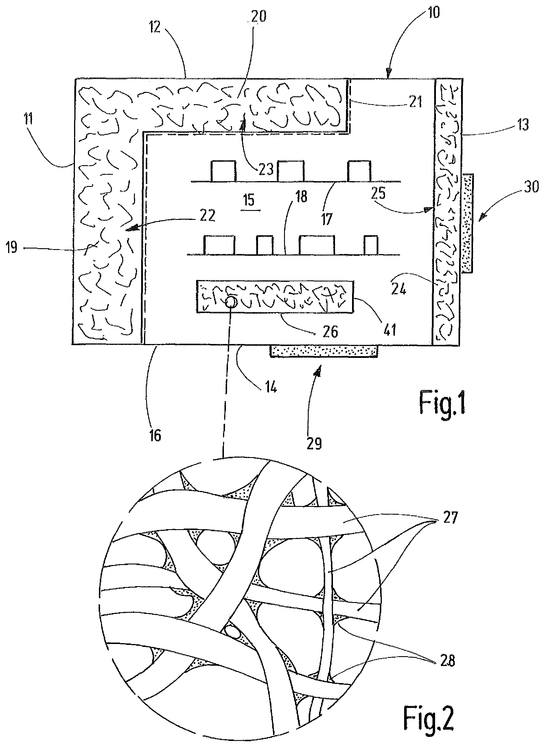 Patent US12120833 Figure 1 – Explosion-proof housing having internal pressure reduction, methods