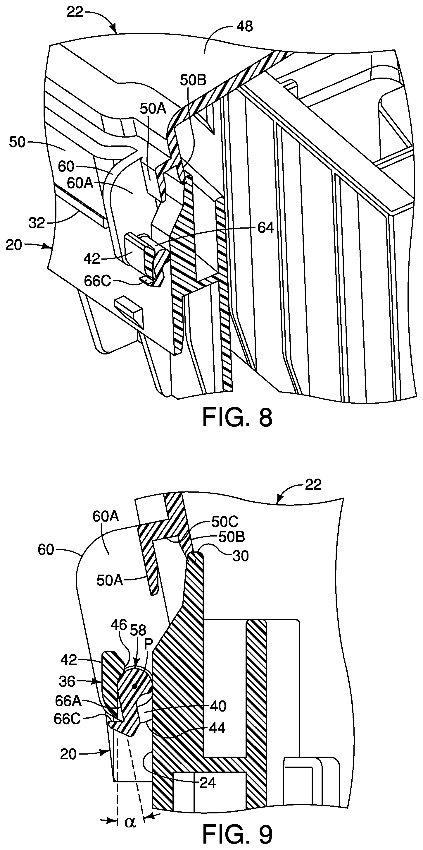 Patent US12120834 Figure 6 – Locking assembly for vehicle fuse box