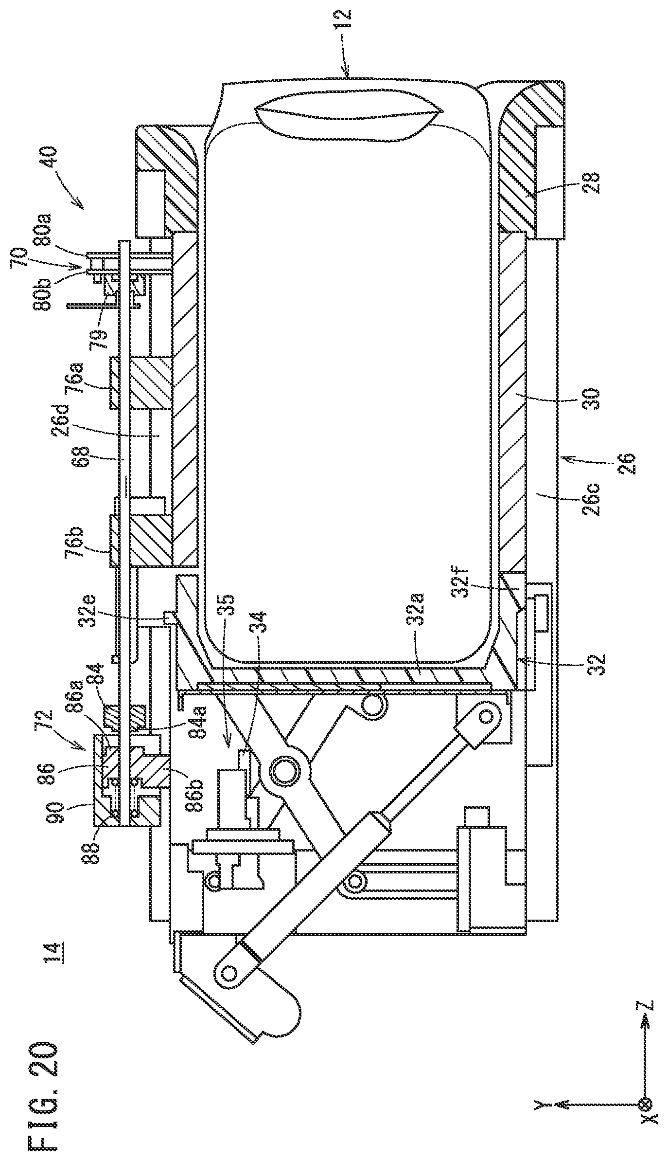 Patent US12120837 Figure 20 – Holding device