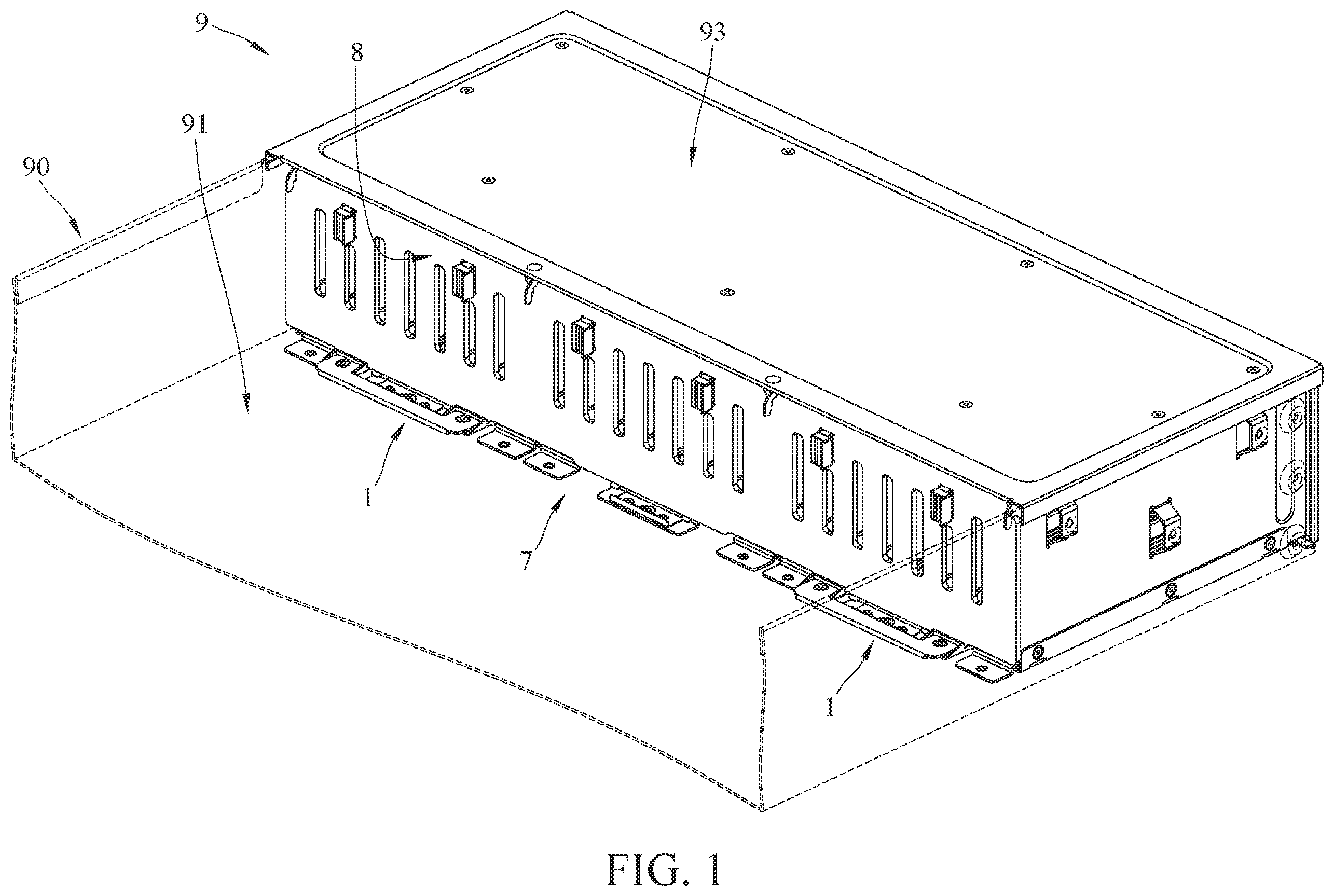 Patent US12120839 Figure 1 – Casing assembly and electronic device including the same
