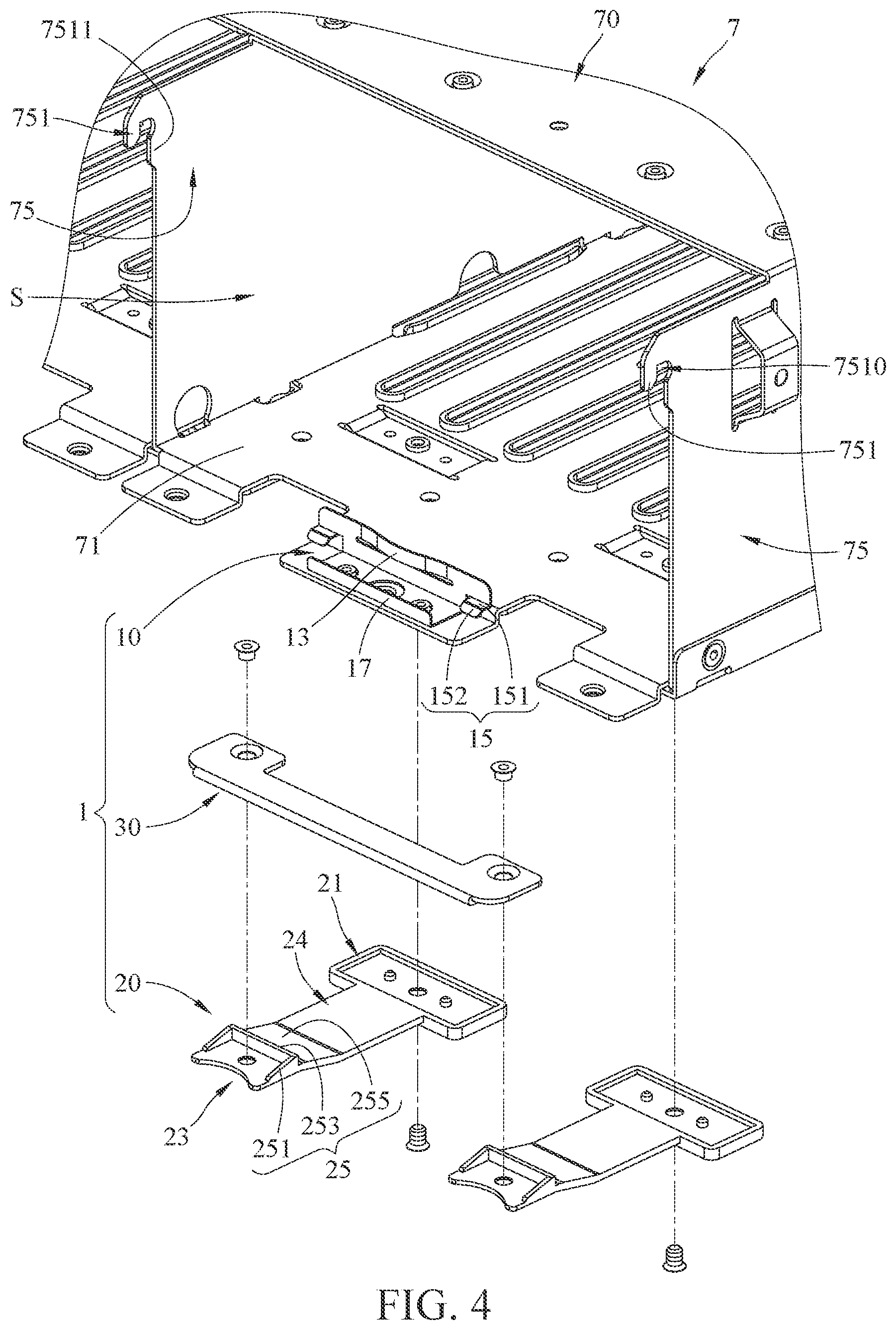 Patent US12120839 Figure 4 – Casing assembly and electronic device including the same