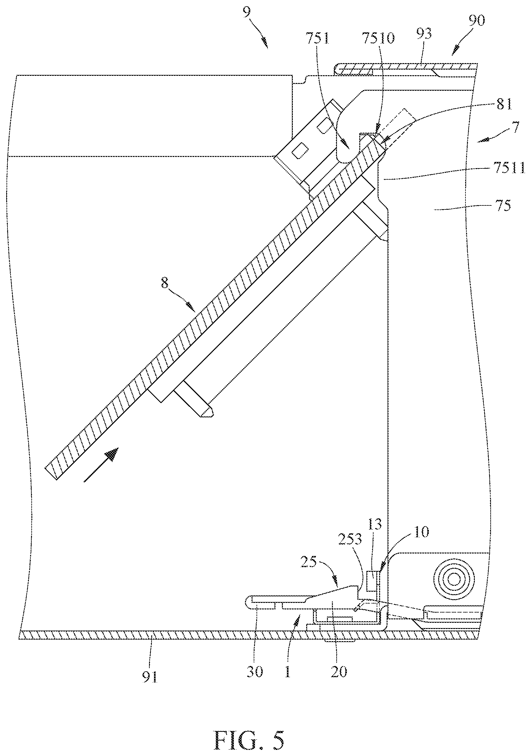 Patent US12120839 Figure 5 – Casing assembly and electronic device including the same