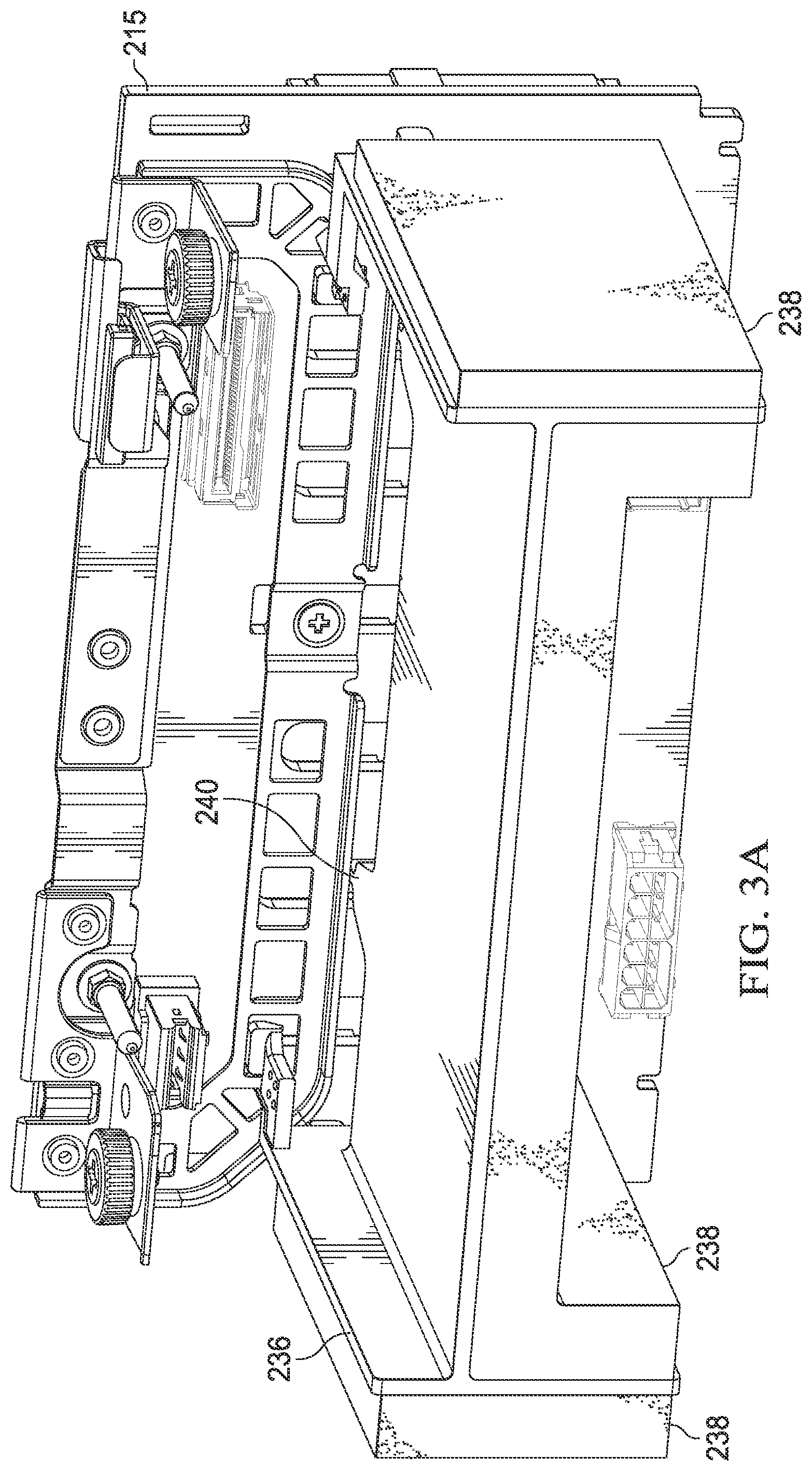 Patent US12120840 Figure 3 – Direct-mount acoustics damping shelf at backplane-identified devices