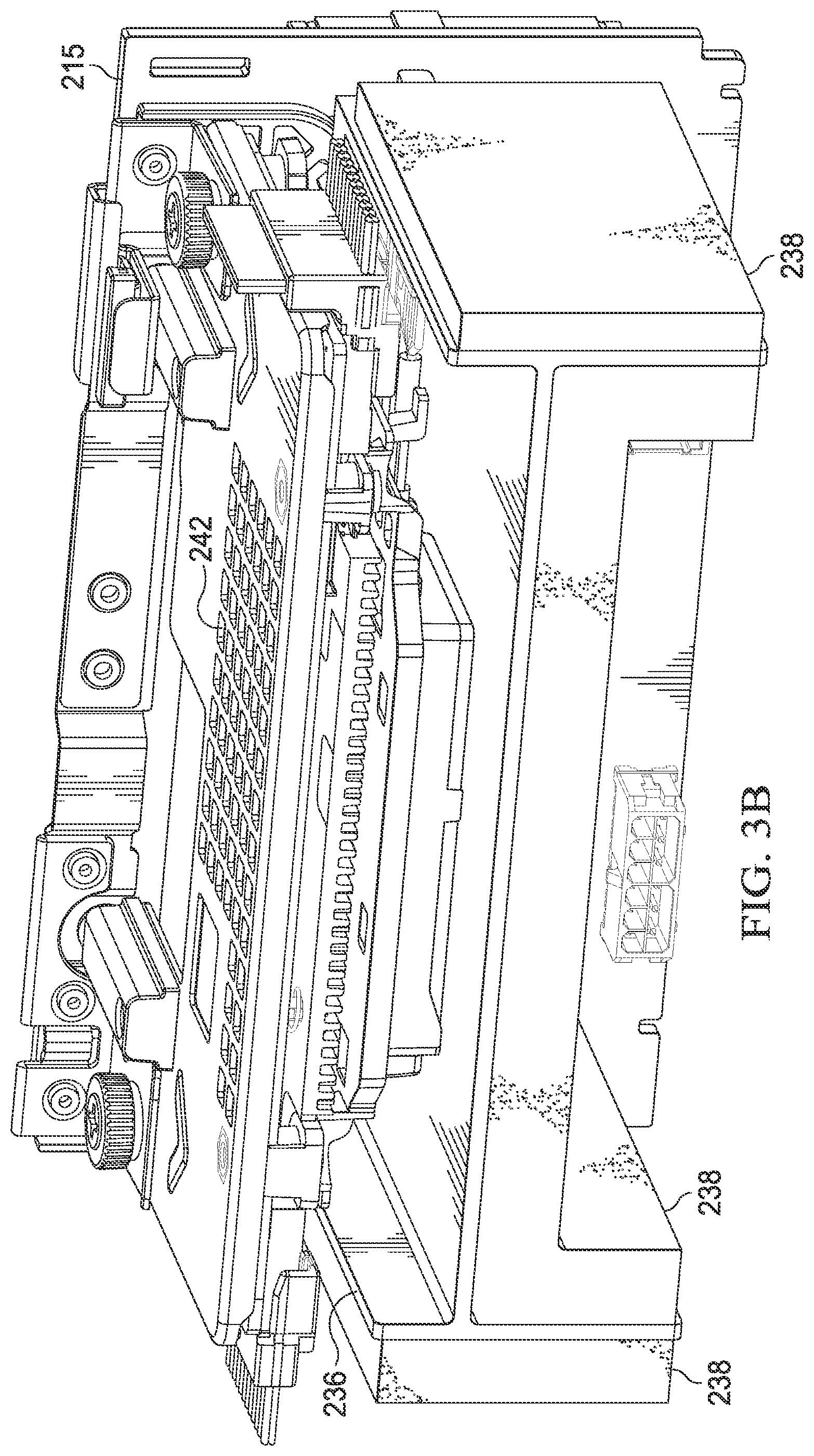 Patent US12120840 Figure 4 – Direct-mount acoustics damping shelf at backplane-identified devices
