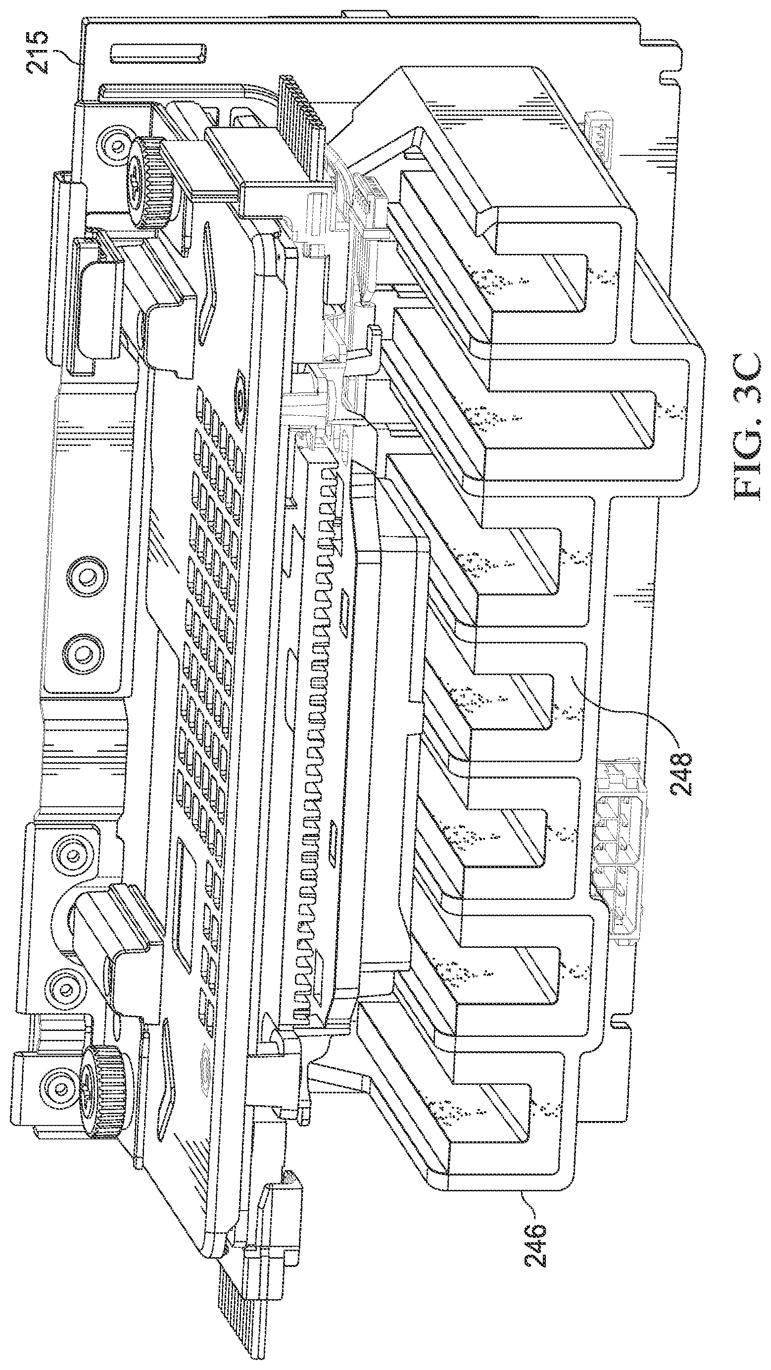 Patent US12120840 Figure 5 – Direct-mount acoustics damping shelf at backplane-identified devices