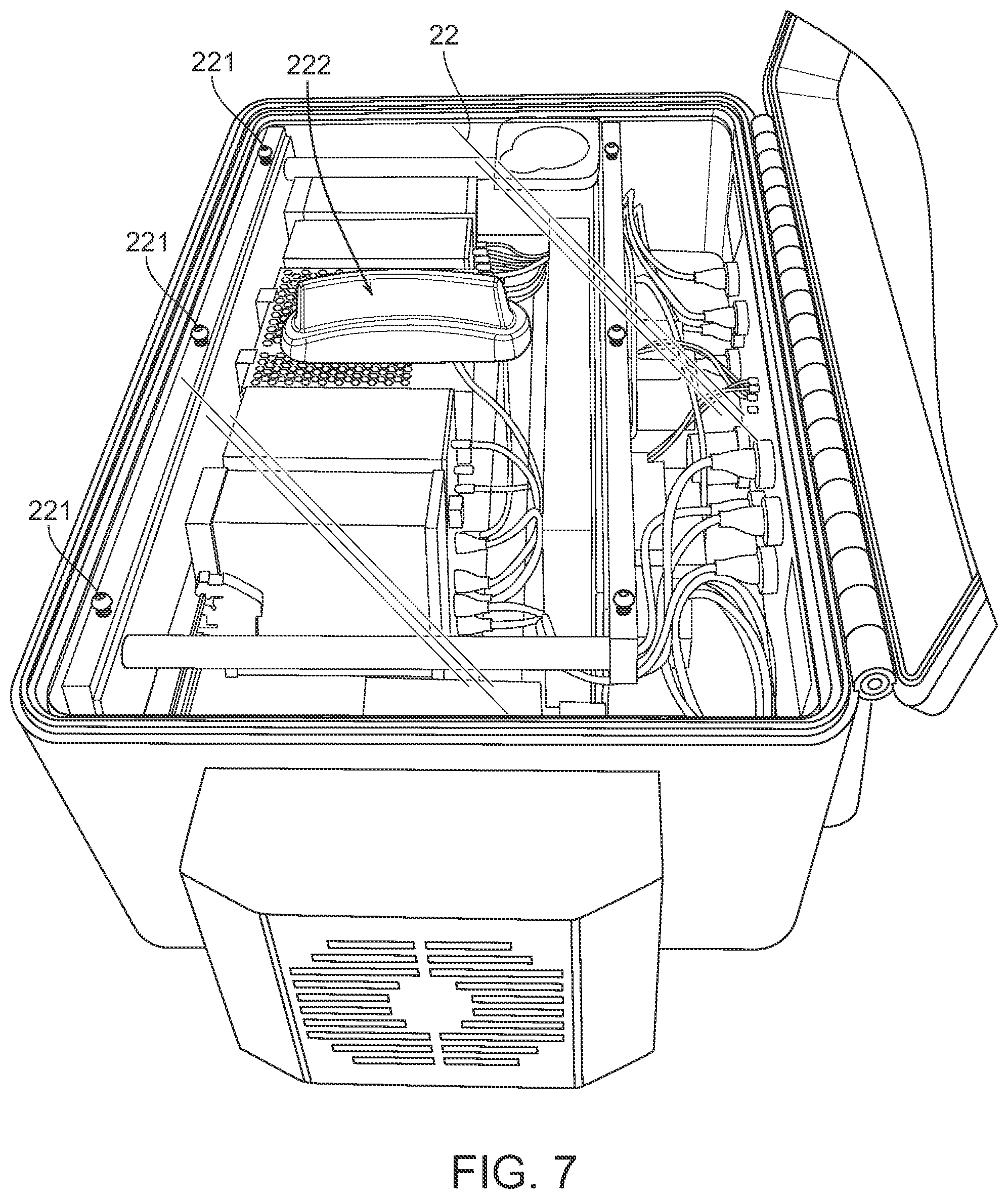 Patent US12120841 Figure 7 – Portable command-and-control module