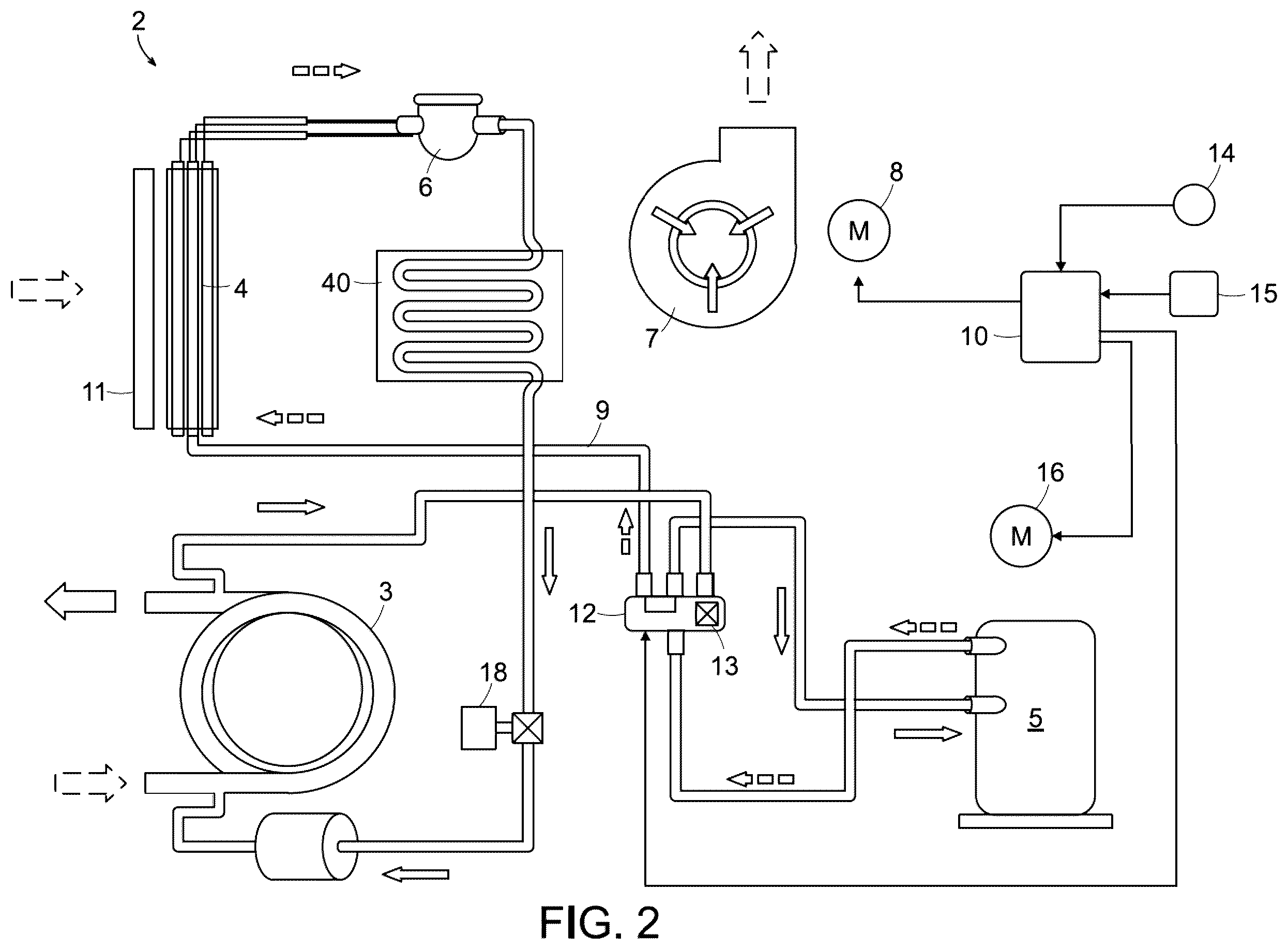Patent US12120844 Figure 2 – Electronics cooling in an environmental control unit