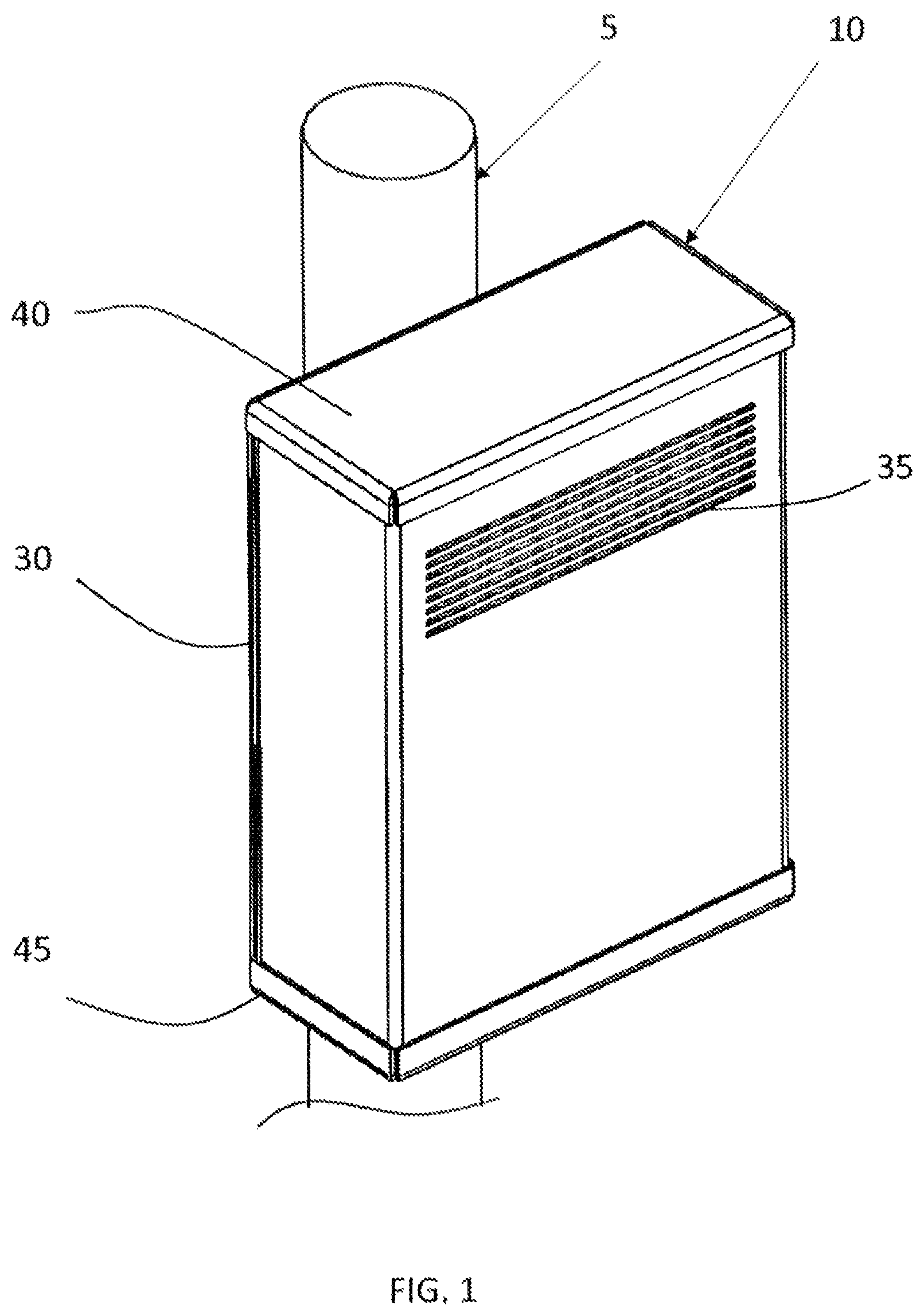 Patent US12120847 — Container for one or more electronic devices and methods of use thereof — Figure 1