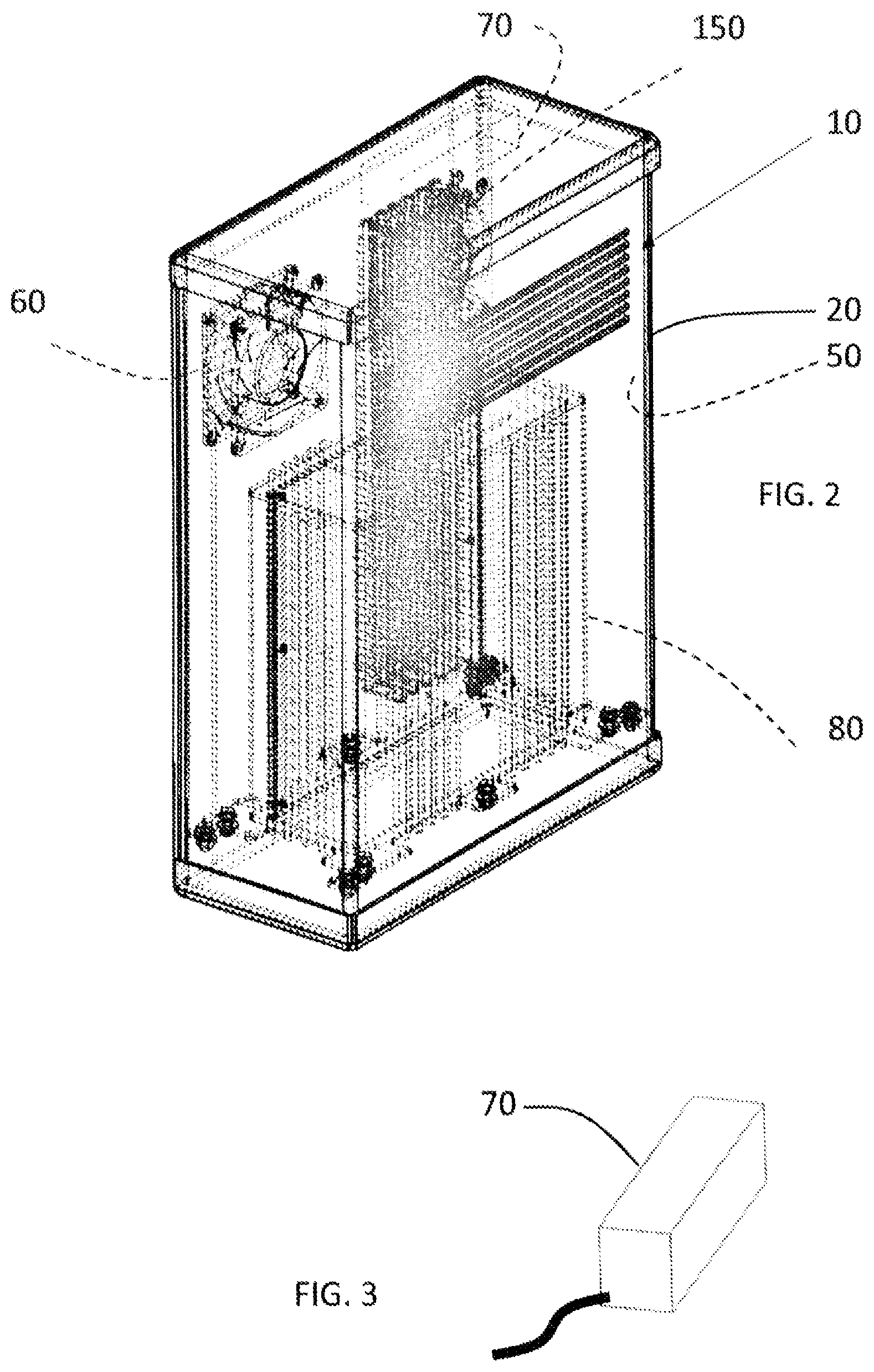 Patent US12120847 Figure 3 – Container for one or more electronic devices and methods of use thereof