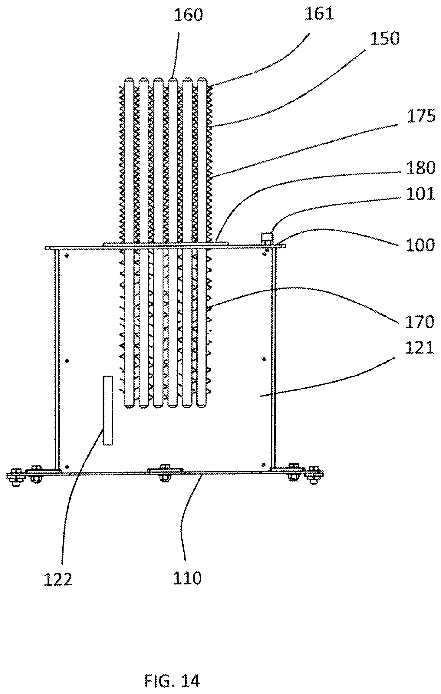 Patent US12120847 Figure 10 – Container for one or more electronic devices and methods of use thereof