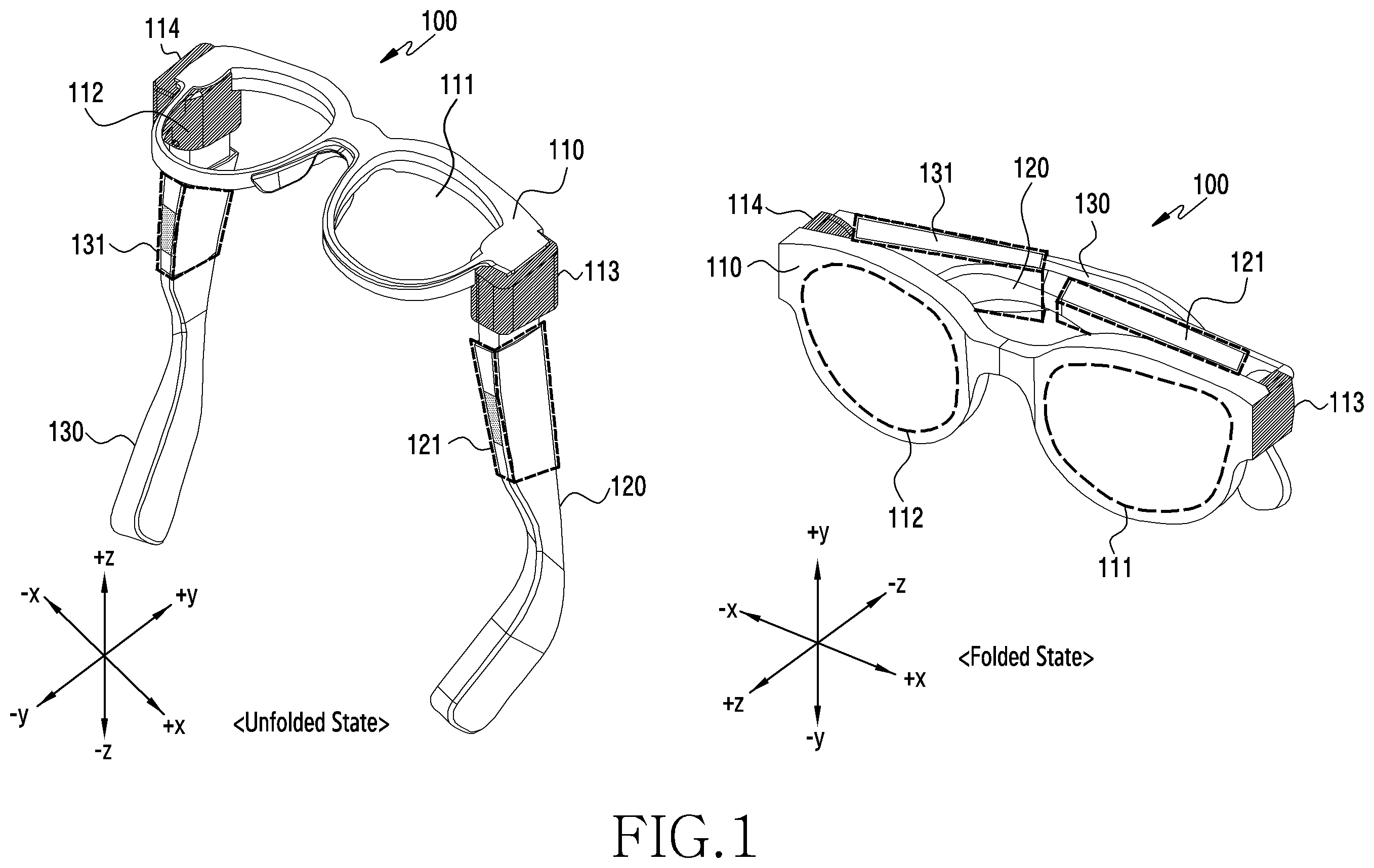 Patent US12120853 Figure 1 – Electronic device including heat dissipation structure