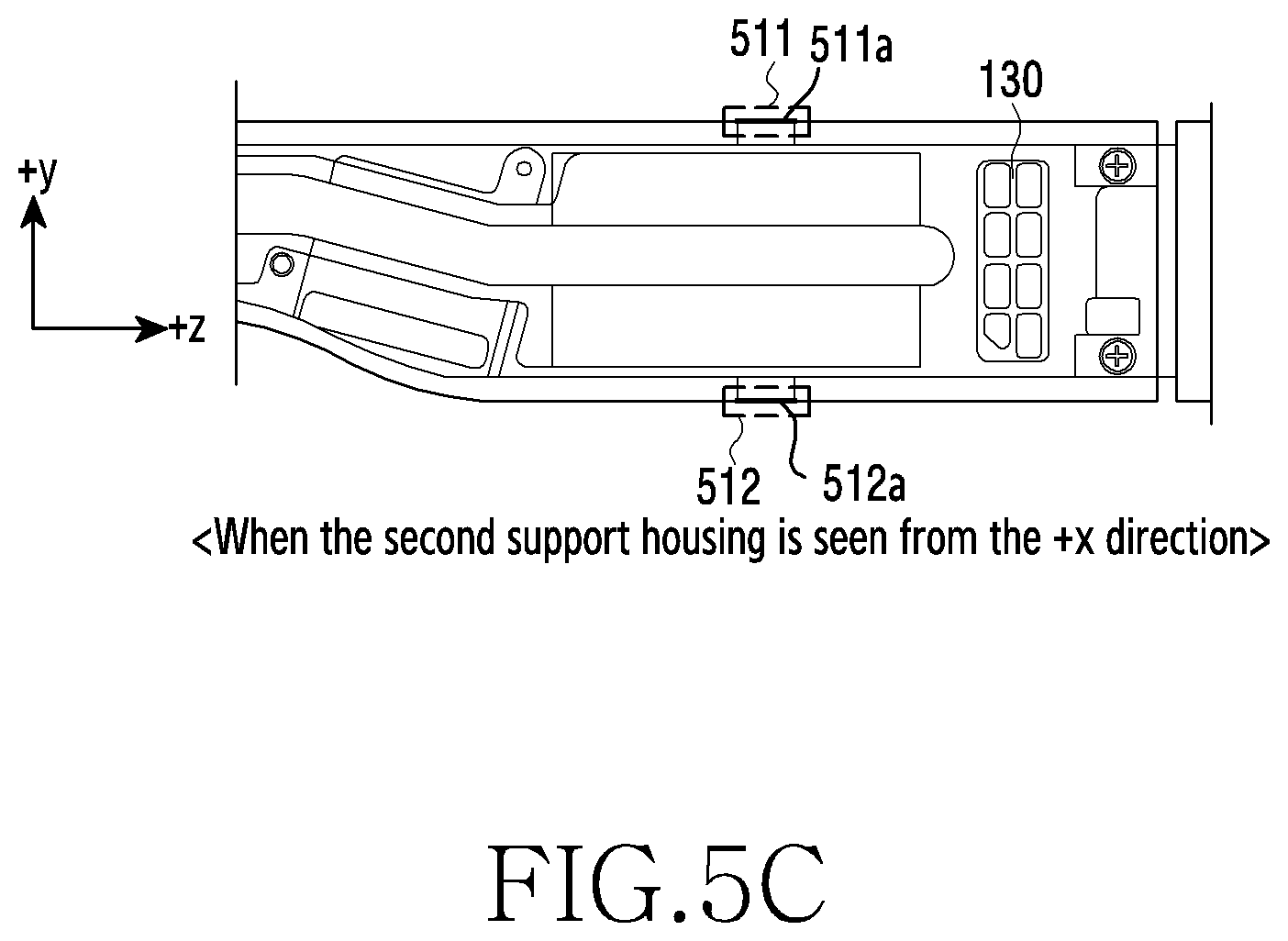 Patent US12120853 Figure 8 – Electronic device including heat dissipation structure