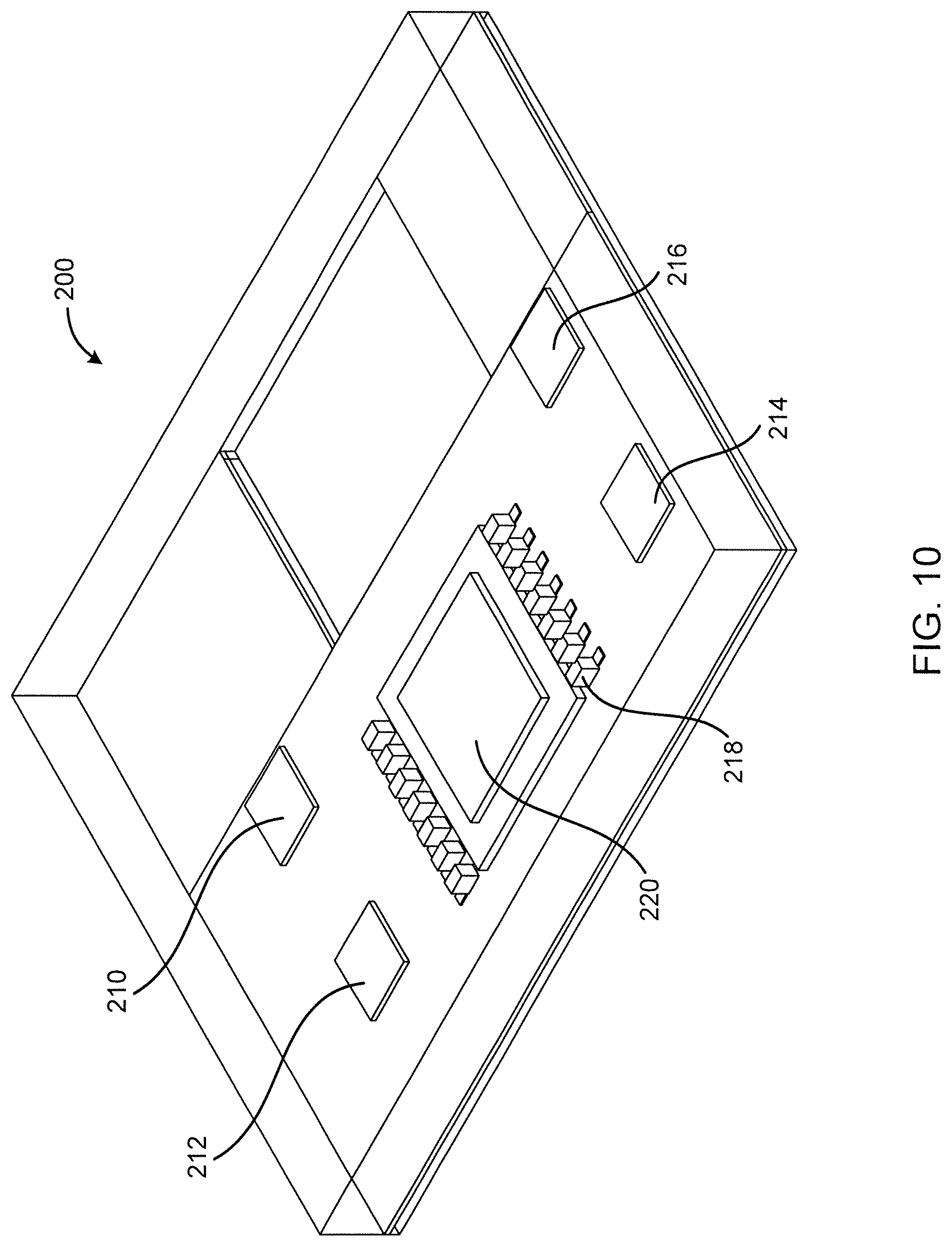 Patent US12120854 Figure 9 – Hybrid liquid and air cooling in networking equipment