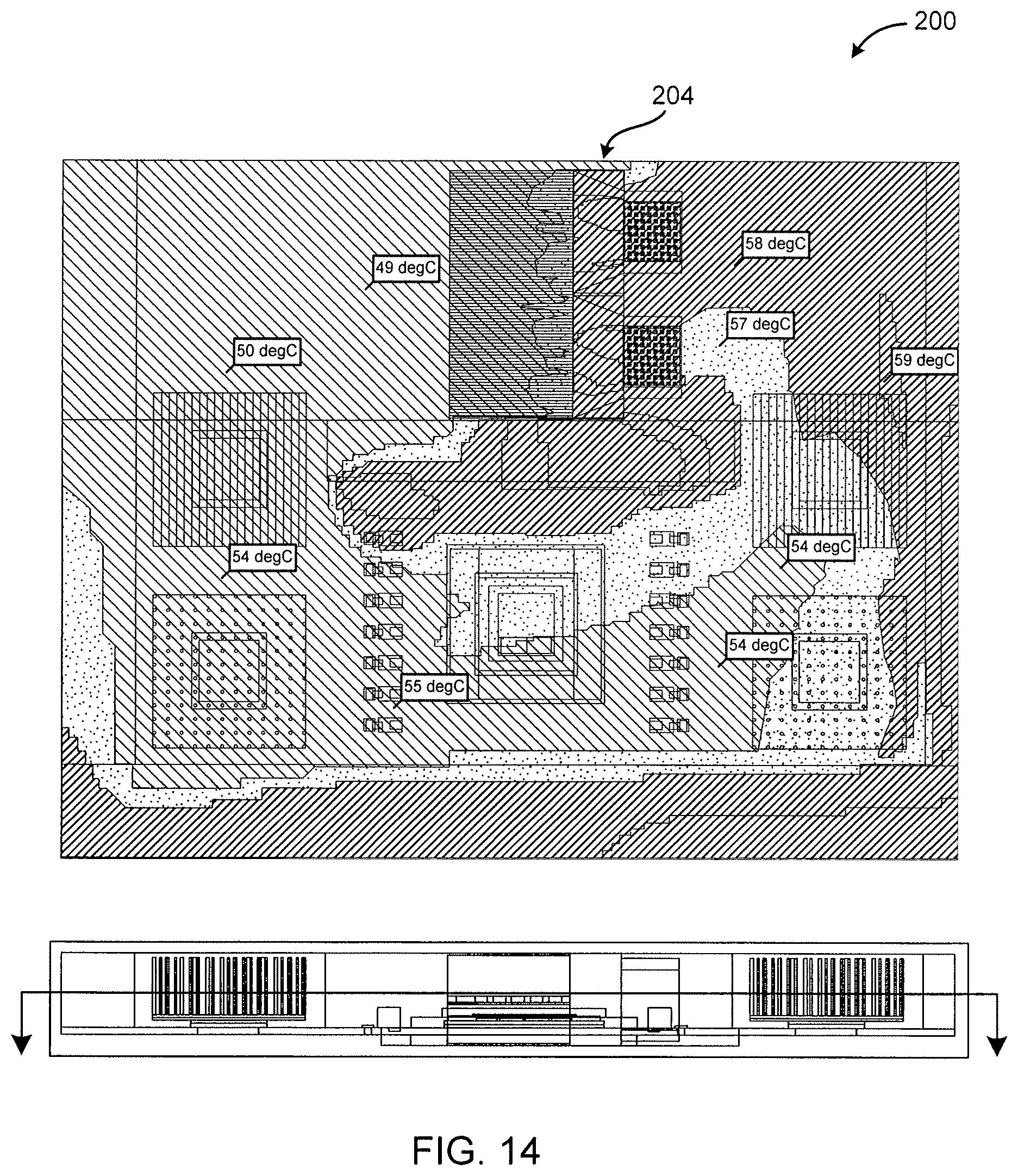 Patent US12120854 Figure 13 – Hybrid liquid and air cooling in networking equipment