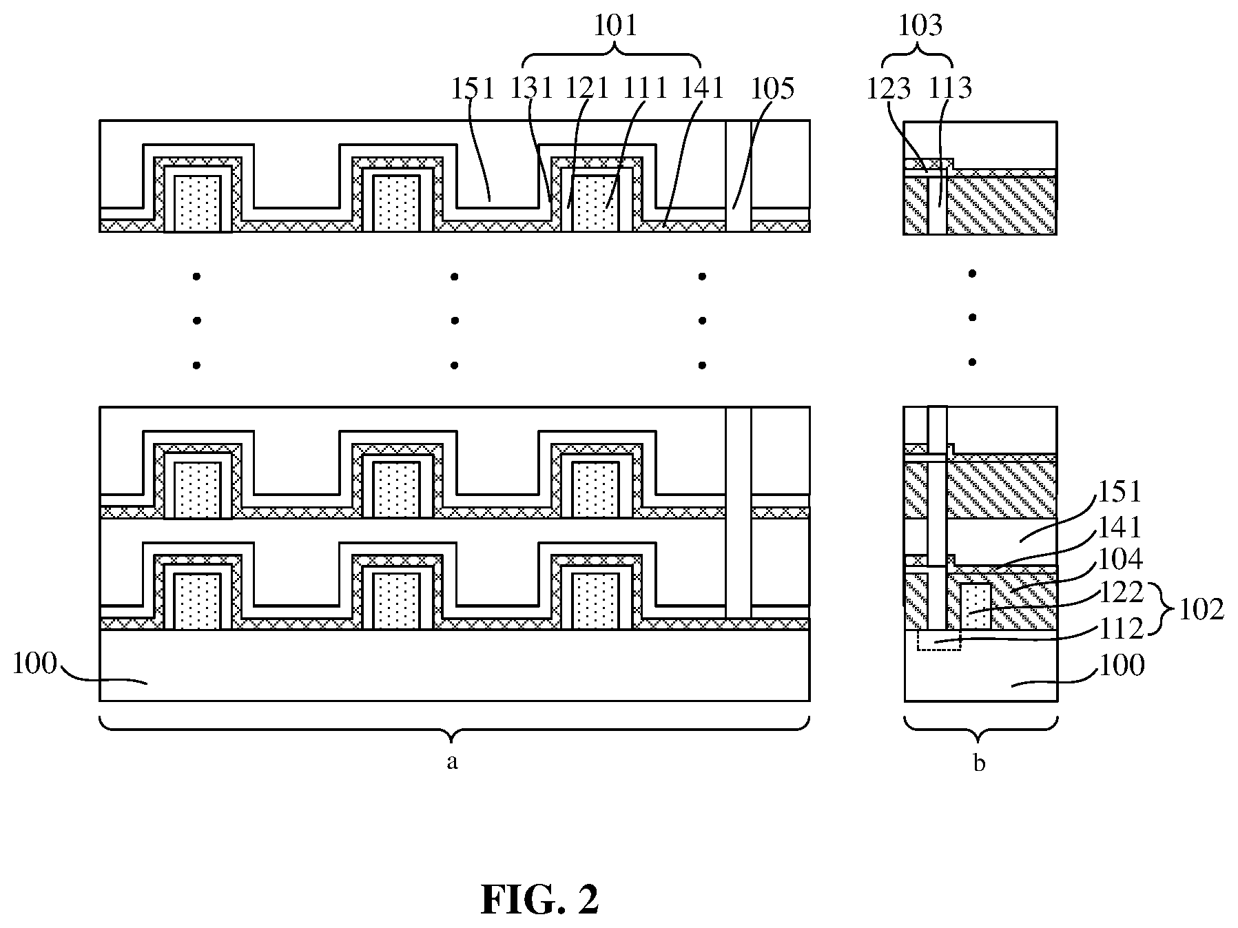 Patent US12120863 Figure 2 – Semiconductor structure and manufacturing method thereof