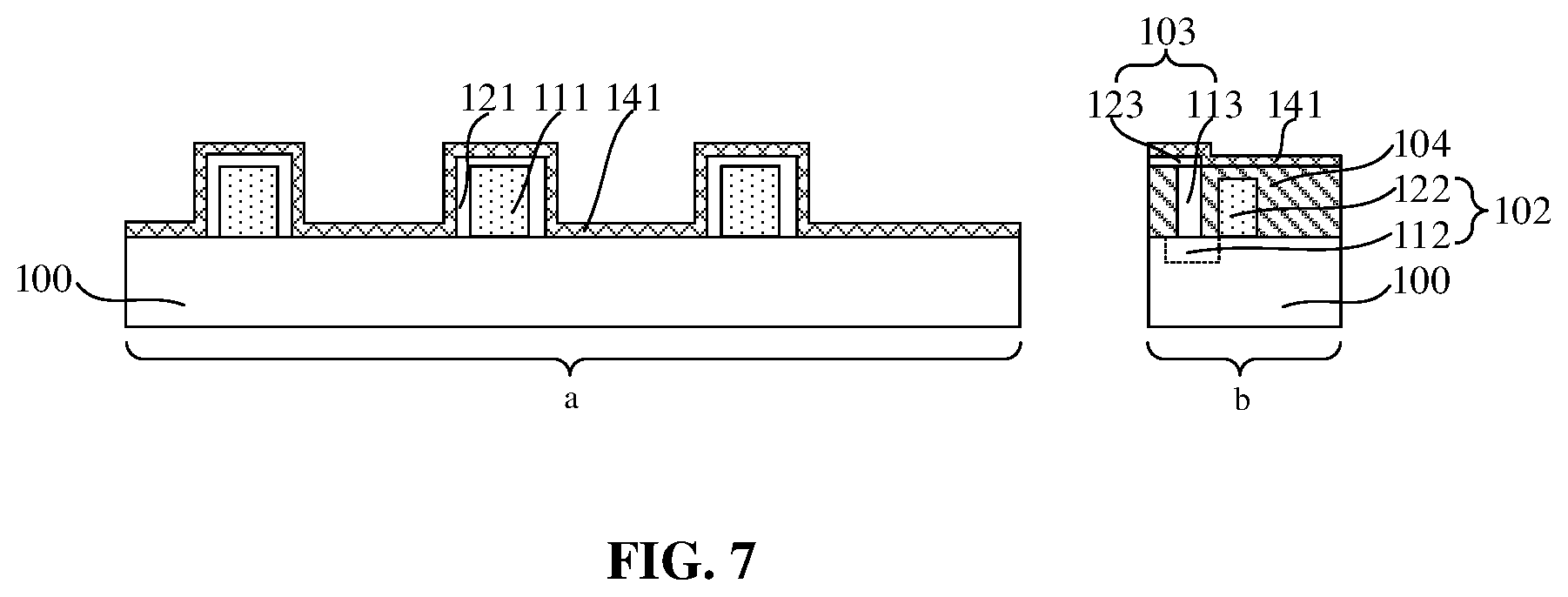 Patent US12120863 Figure 7 – Semiconductor structure and manufacturing method thereof