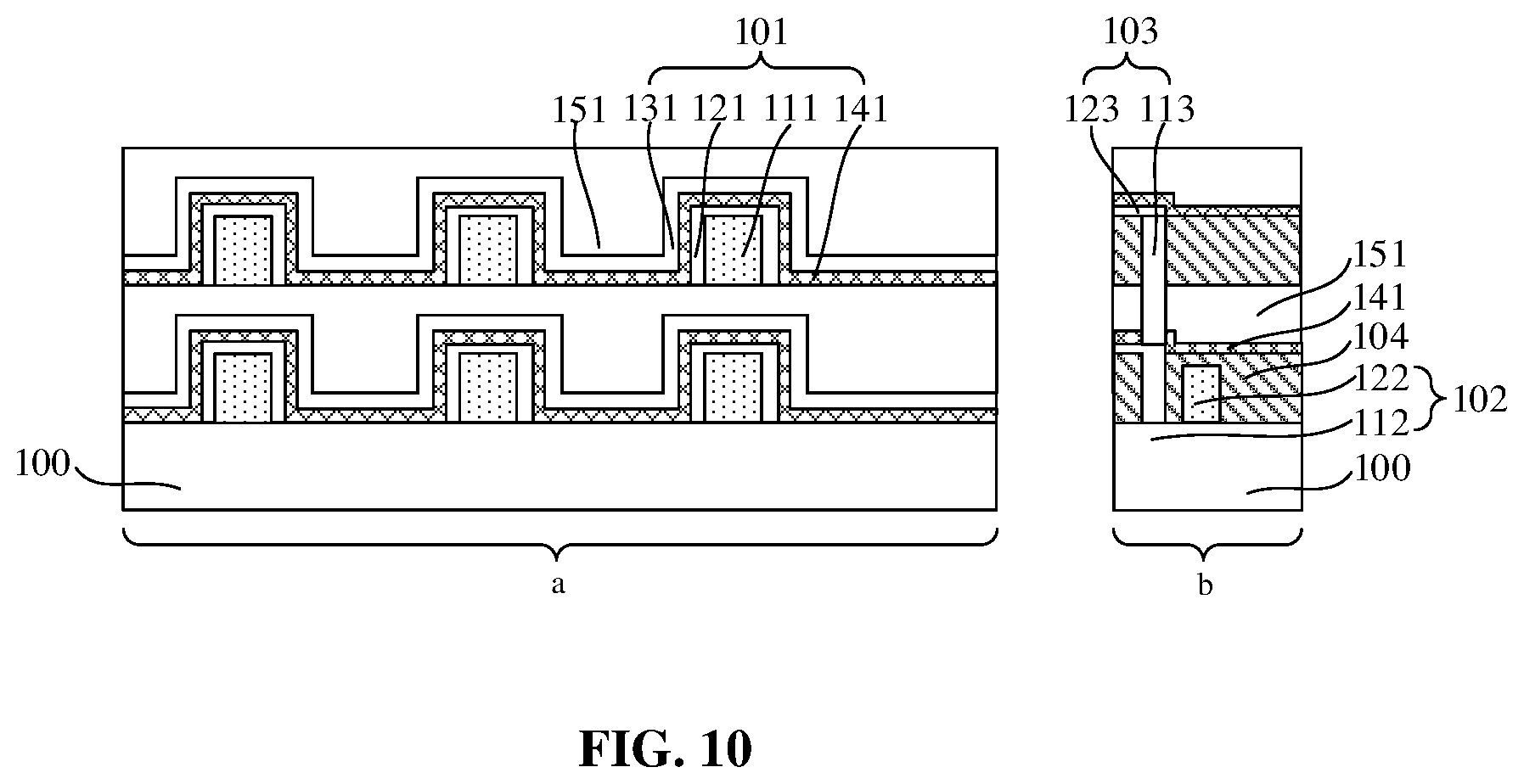 Patent US12120863 Figure 10 – Semiconductor structure and manufacturing method thereof