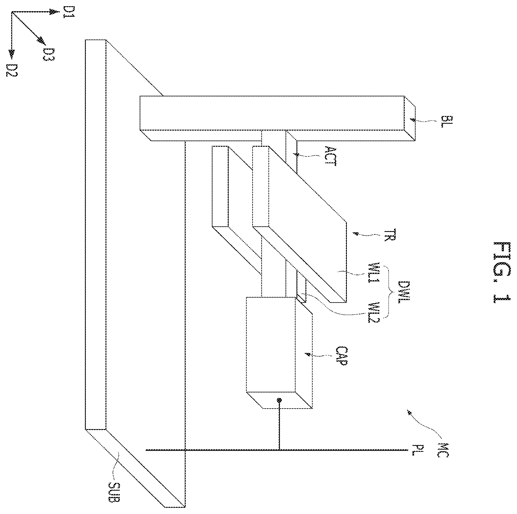 Patent US12120866 Figure 1 – Semiconductor device and method for fabricating the same