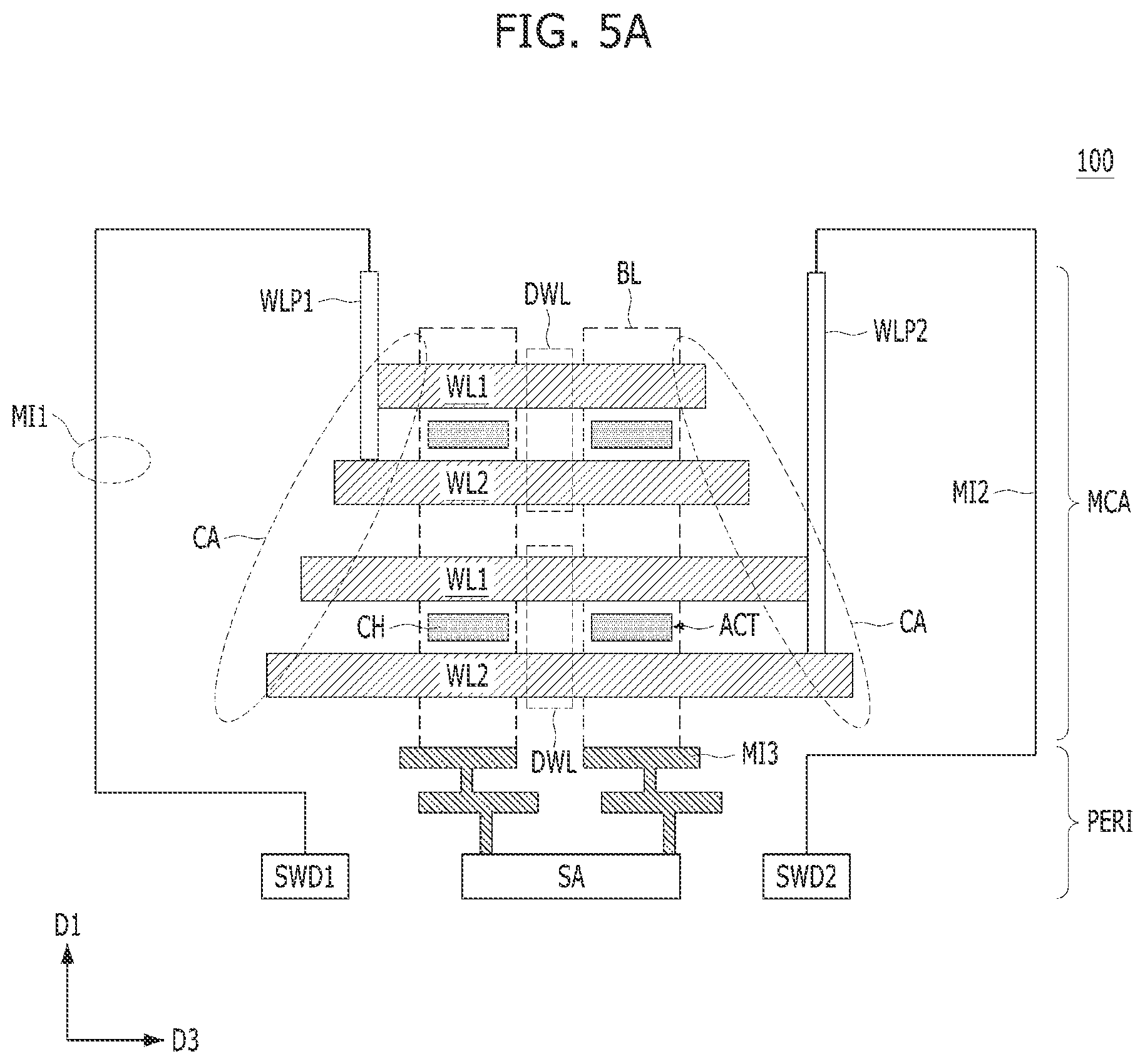 Patent US12120866 Figure 5 – Semiconductor device and method for fabricating the same
