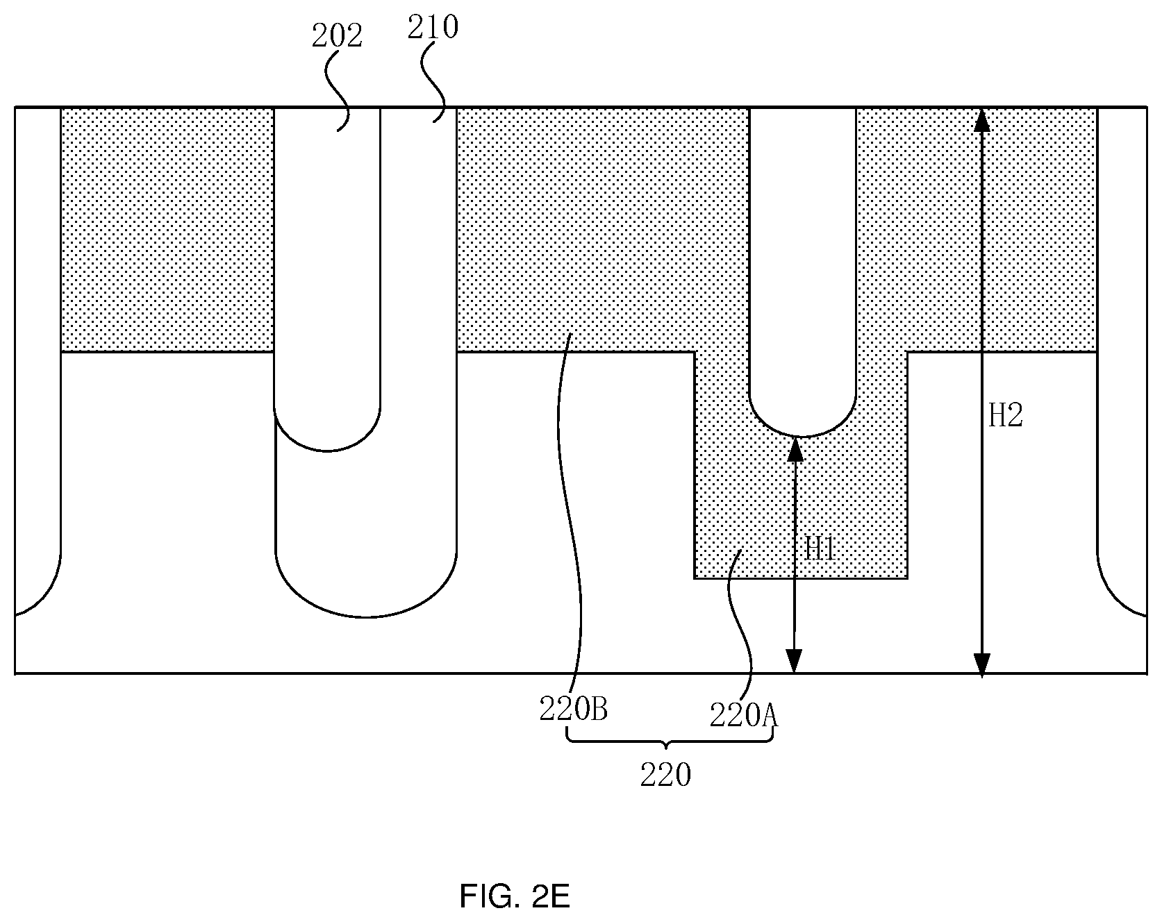 Patent US12120868 Figure 5 – Semiconductor device with buried bit line and preparation method thereof