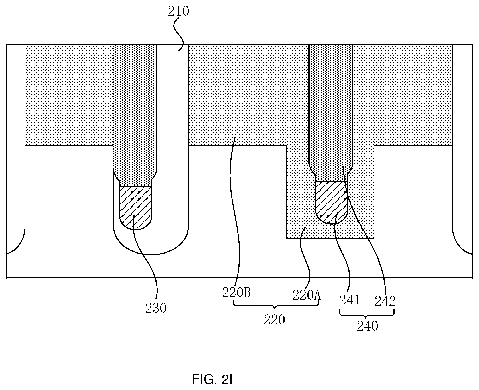 Patent US12120868 Figure 9 – Semiconductor device with buried bit line and preparation method thereof