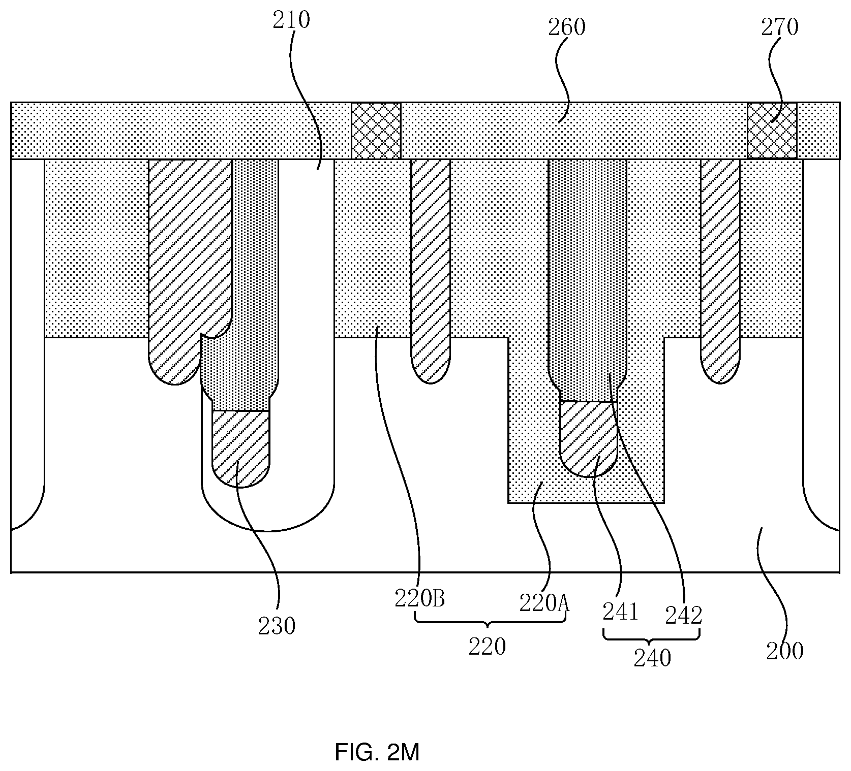 Patent US12120868 Figure 13 – Semiconductor device with buried bit line and preparation method thereof