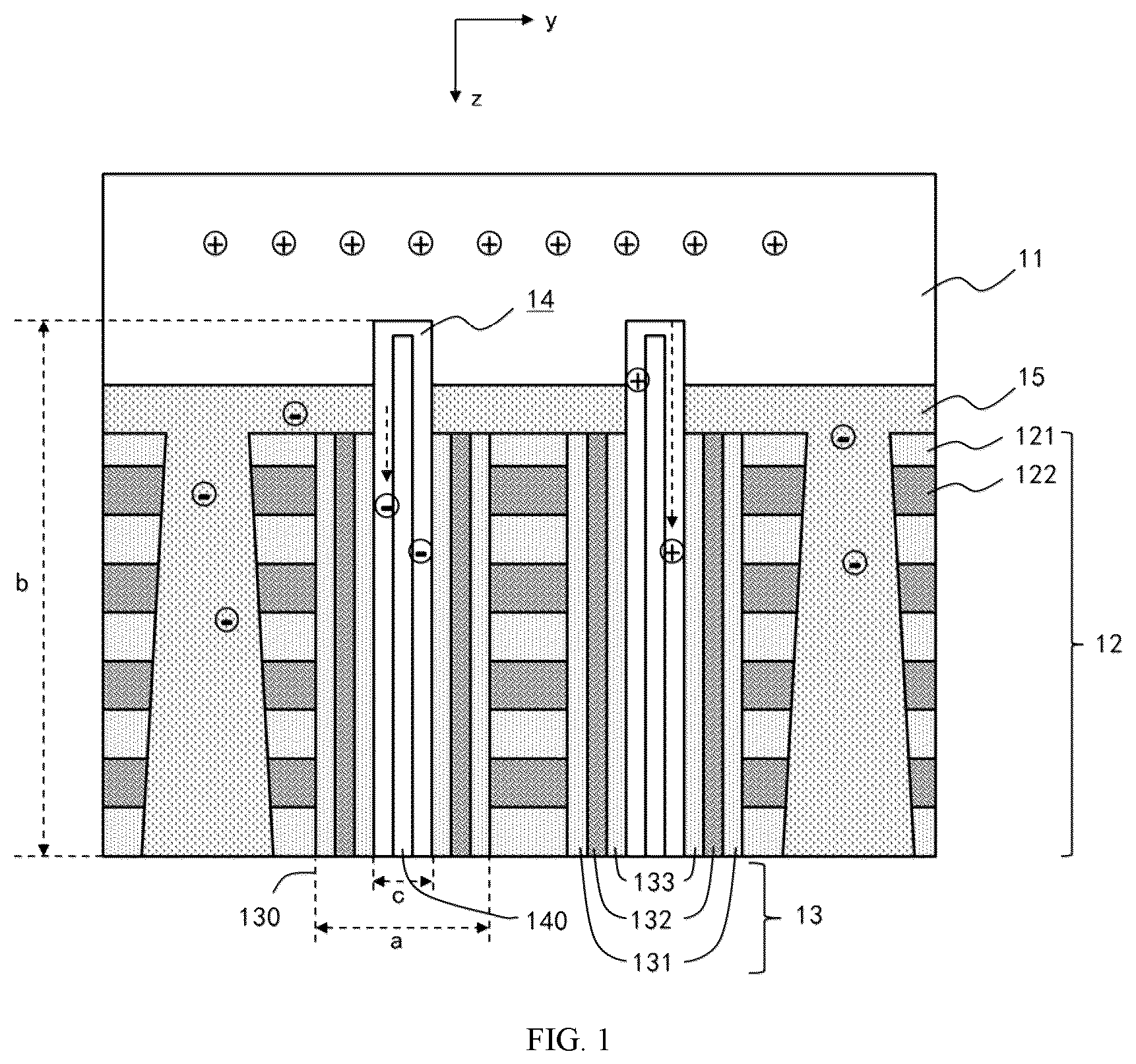 Patent US12120875 Figure 1 – Storage unit and method of manufacturing the same and three-dimensional memory