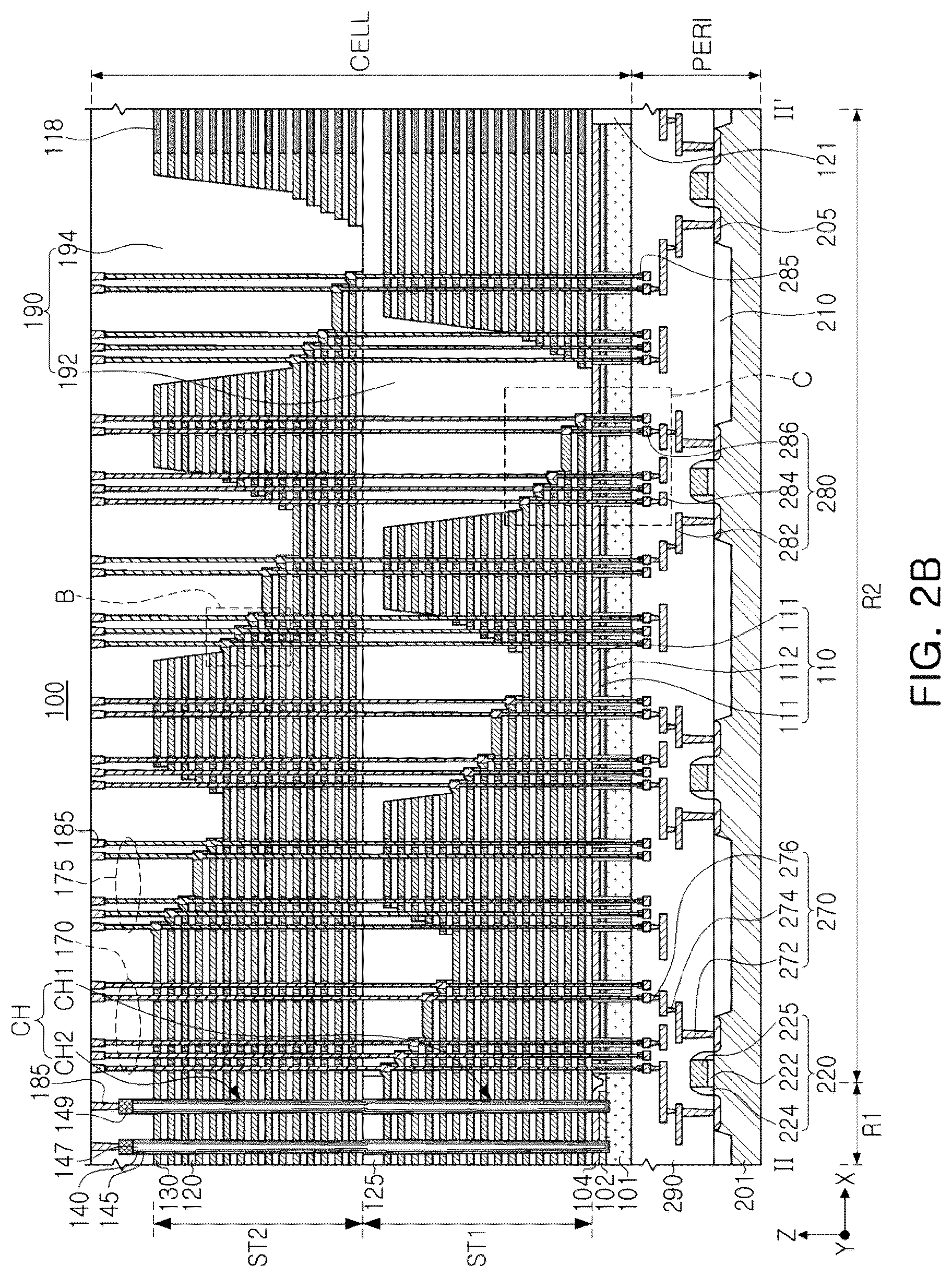 Patent US12120876 Figure 3 – Semiconductor devices and data storage systems including the same