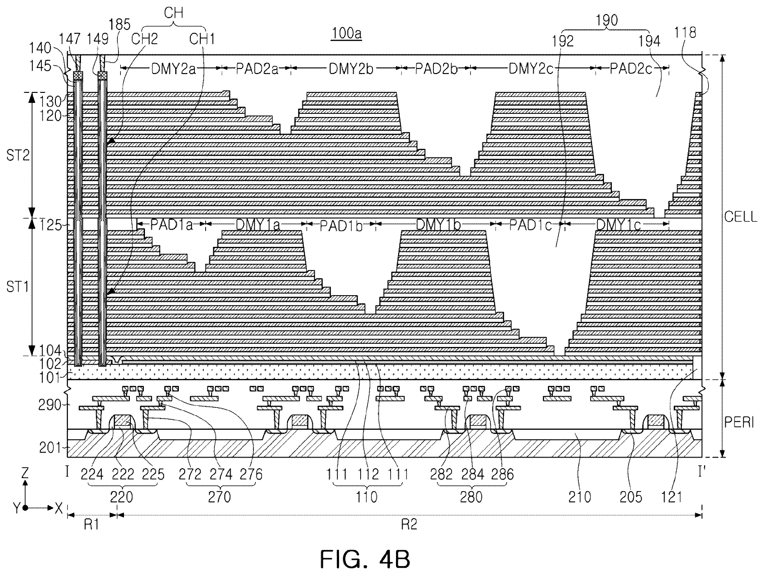 Patent US12120876 Figure 8 – Semiconductor devices and data storage systems including the same
