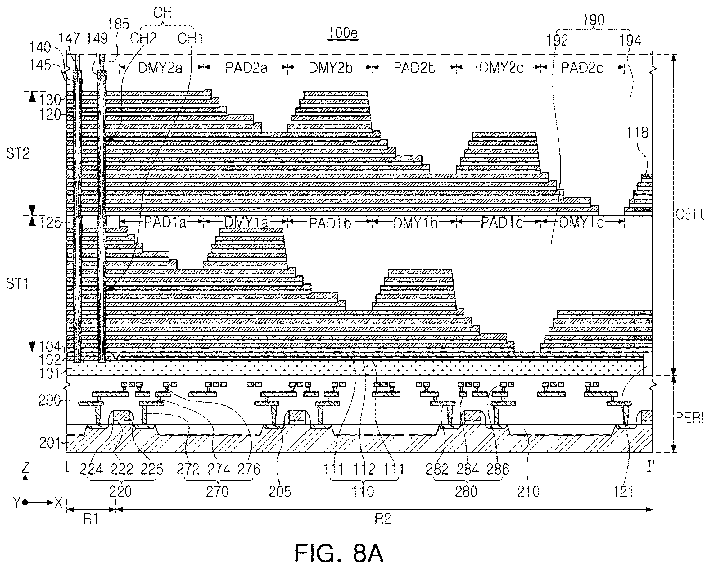 Patent US12120876 Figure 15 – Semiconductor devices and data storage systems including the same