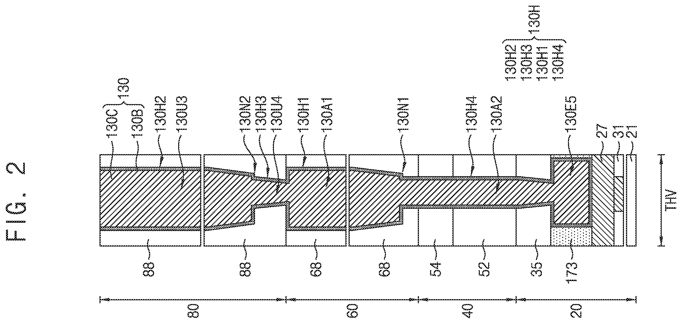 Patent US12120877 Figure 2 – Semiconductor device including channel structure and through electrode, electronic system, and method of forming the same