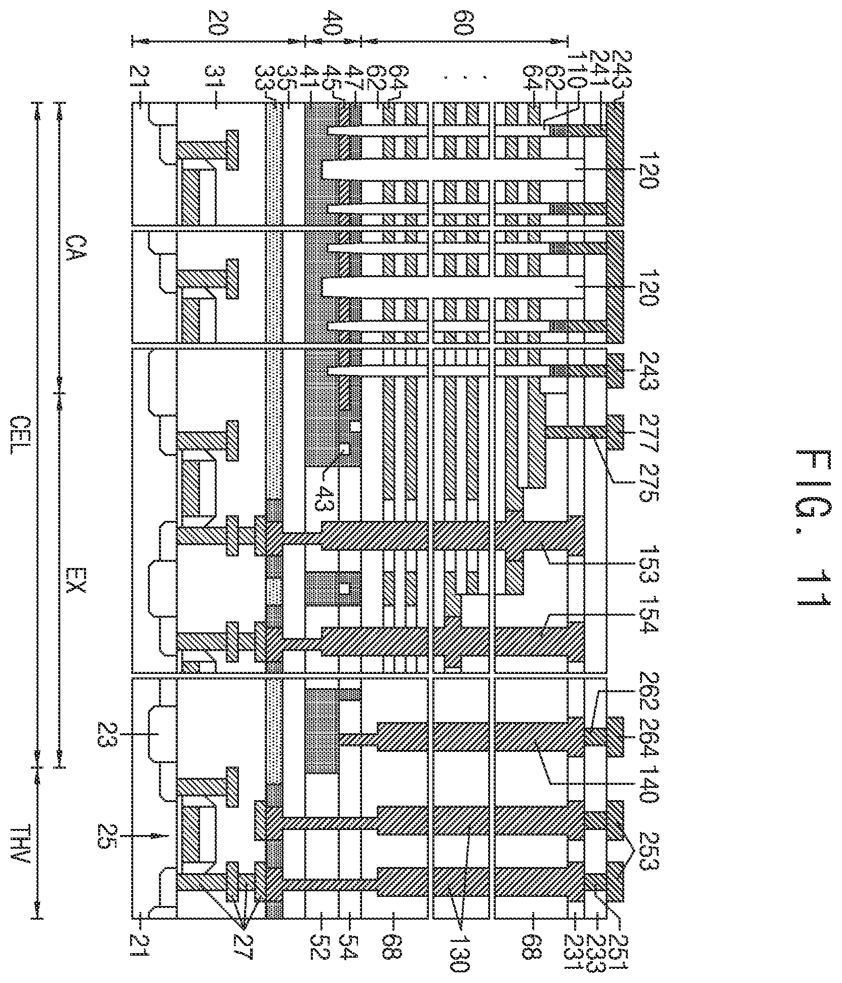 Patent US12120877 Figure 11 – Semiconductor device including channel structure and through electrode, electronic system, and method of forming the same