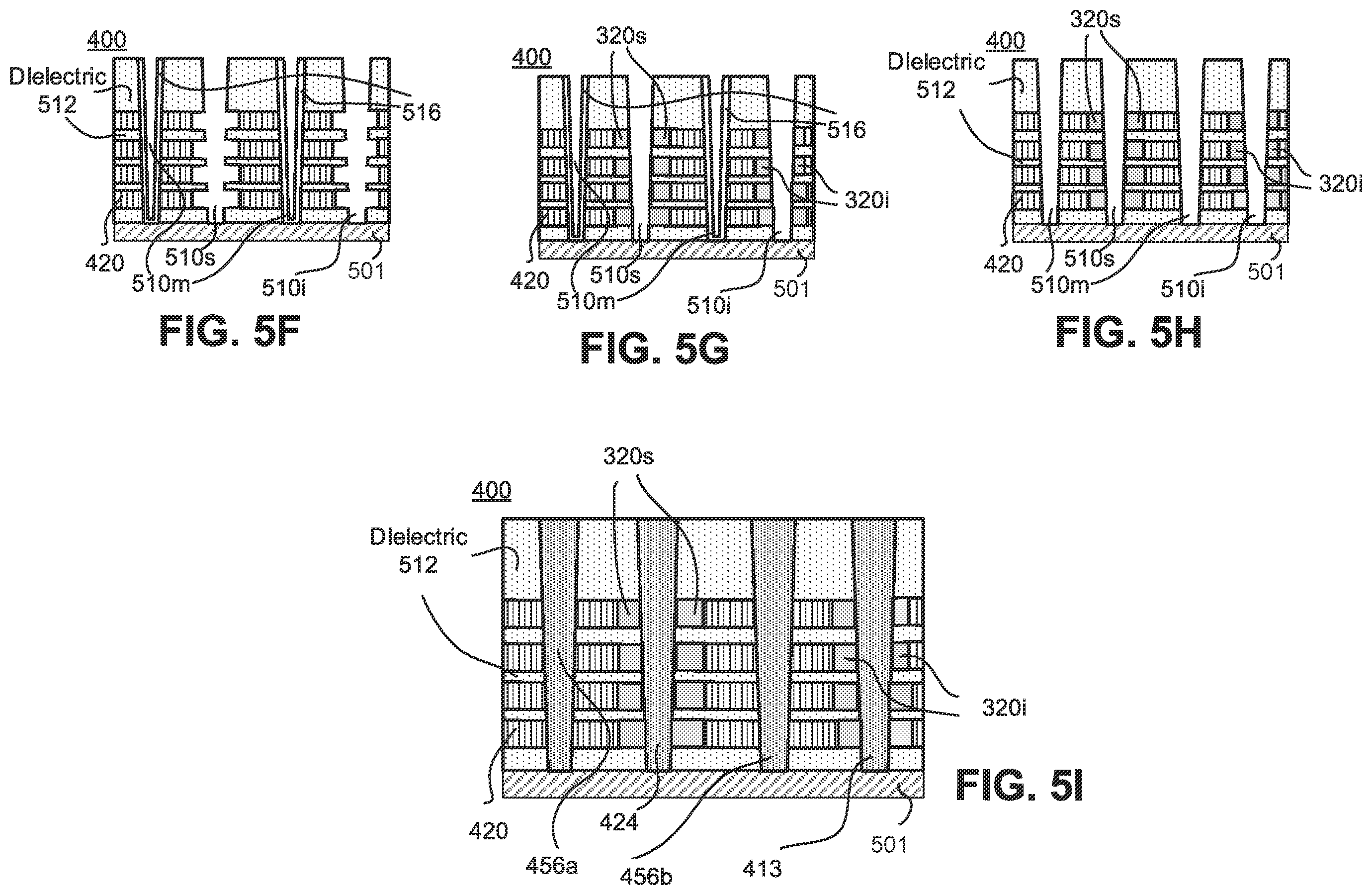 Patent US12120878 Figure 9 – Block-to-block isolation and deep contact using pillars in a memory array