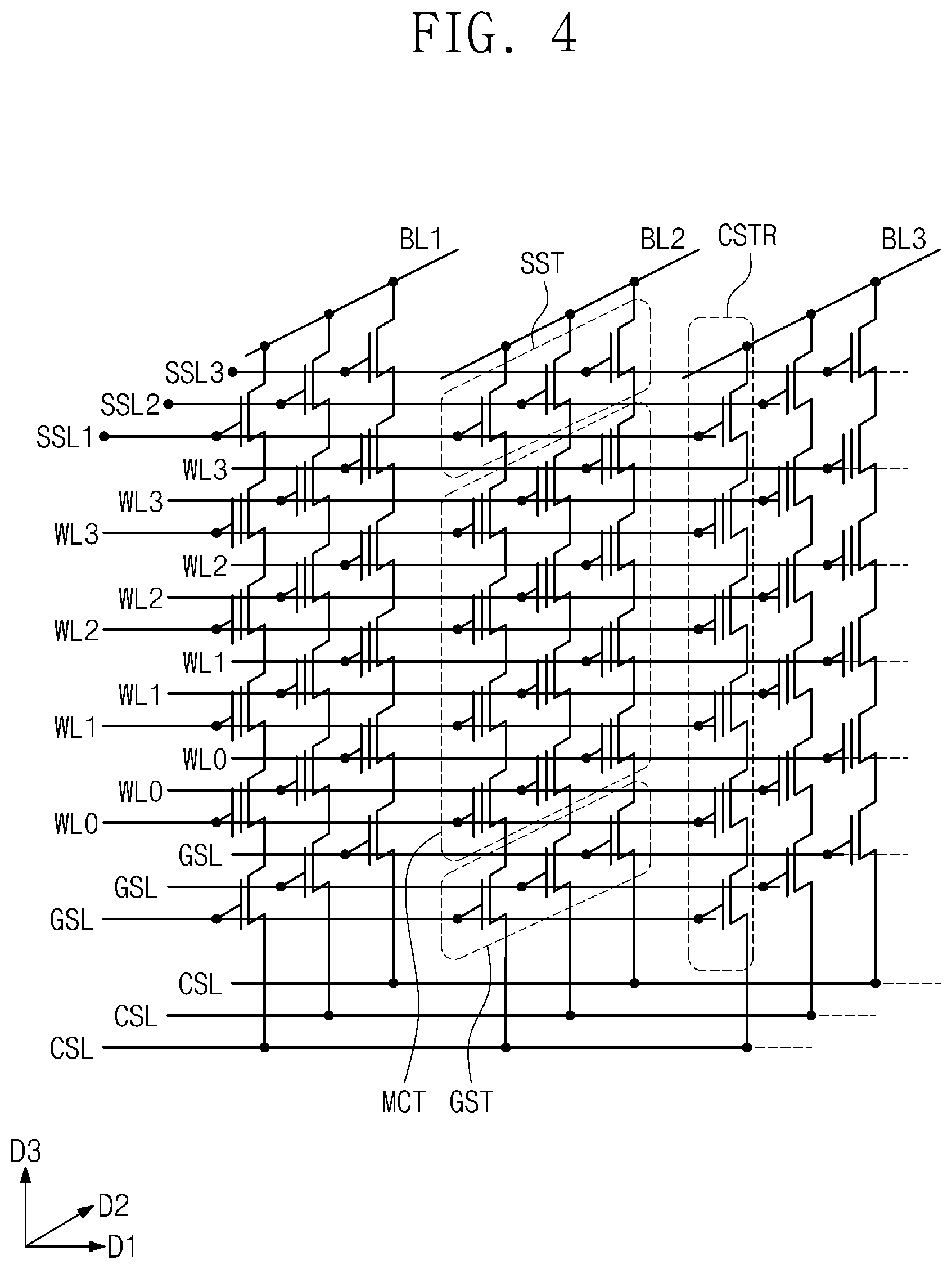 Patent US12120881 Figure 5 – Three-dimensional semiconductor devices