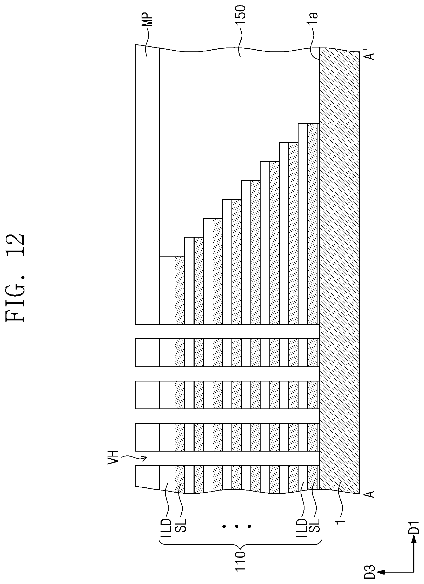 Patent US12120881 Figure 14 – Three-dimensional semiconductor devices