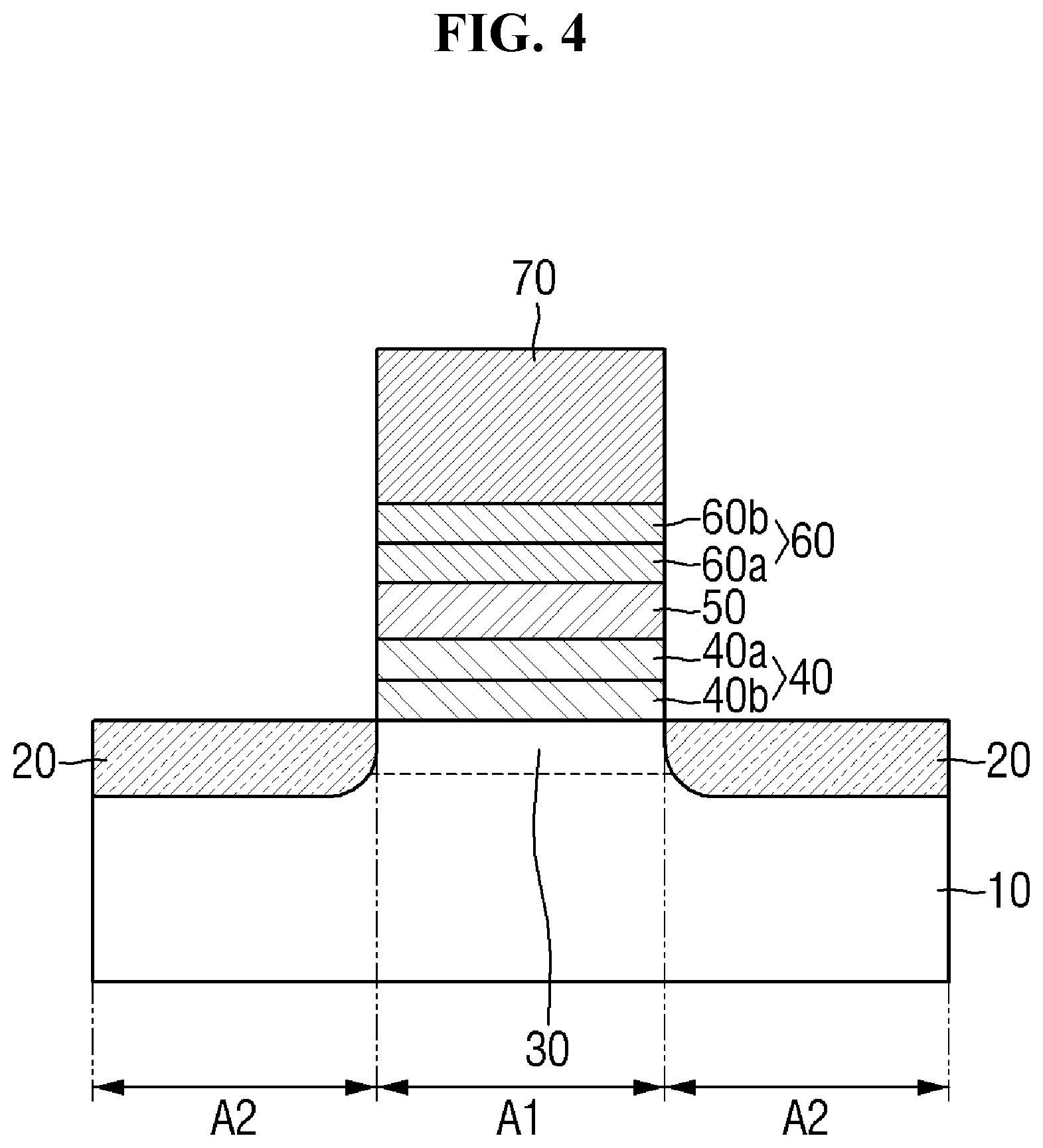 Patent US12120883 Figure 4 – Semiconductor memory device using a ferroelectric characteristic of charge storage layer and operating method thereof