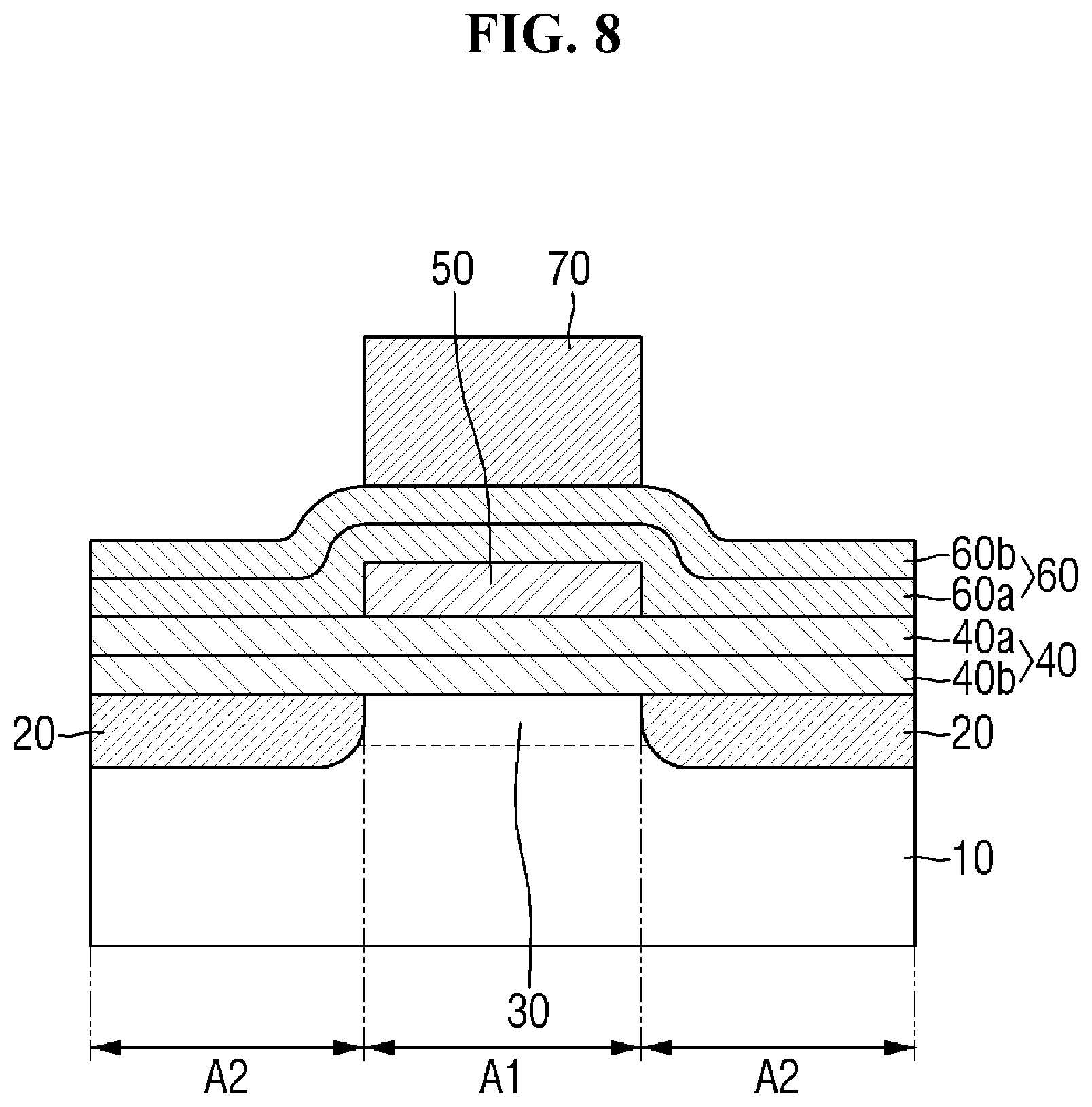 Patent US12120883 Figure 8 – Semiconductor memory device using a ferroelectric characteristic of charge storage layer and operating method thereof