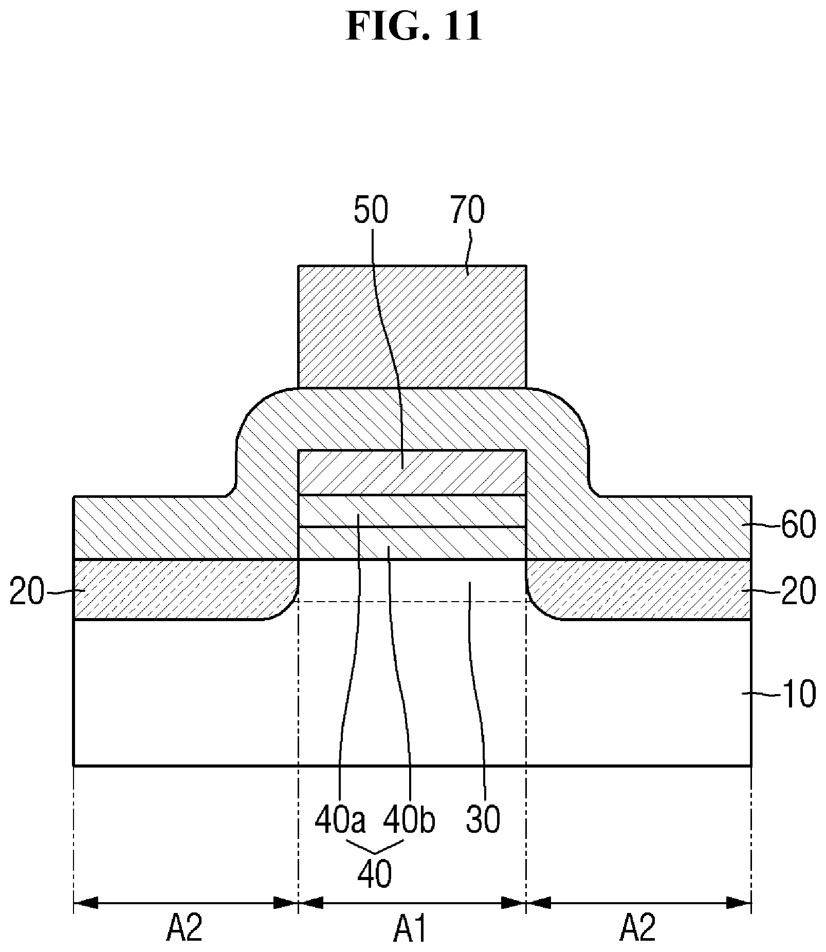 Patent US12120883 Figure 11 – Semiconductor memory device using a ferroelectric characteristic of charge storage layer and operating method thereof