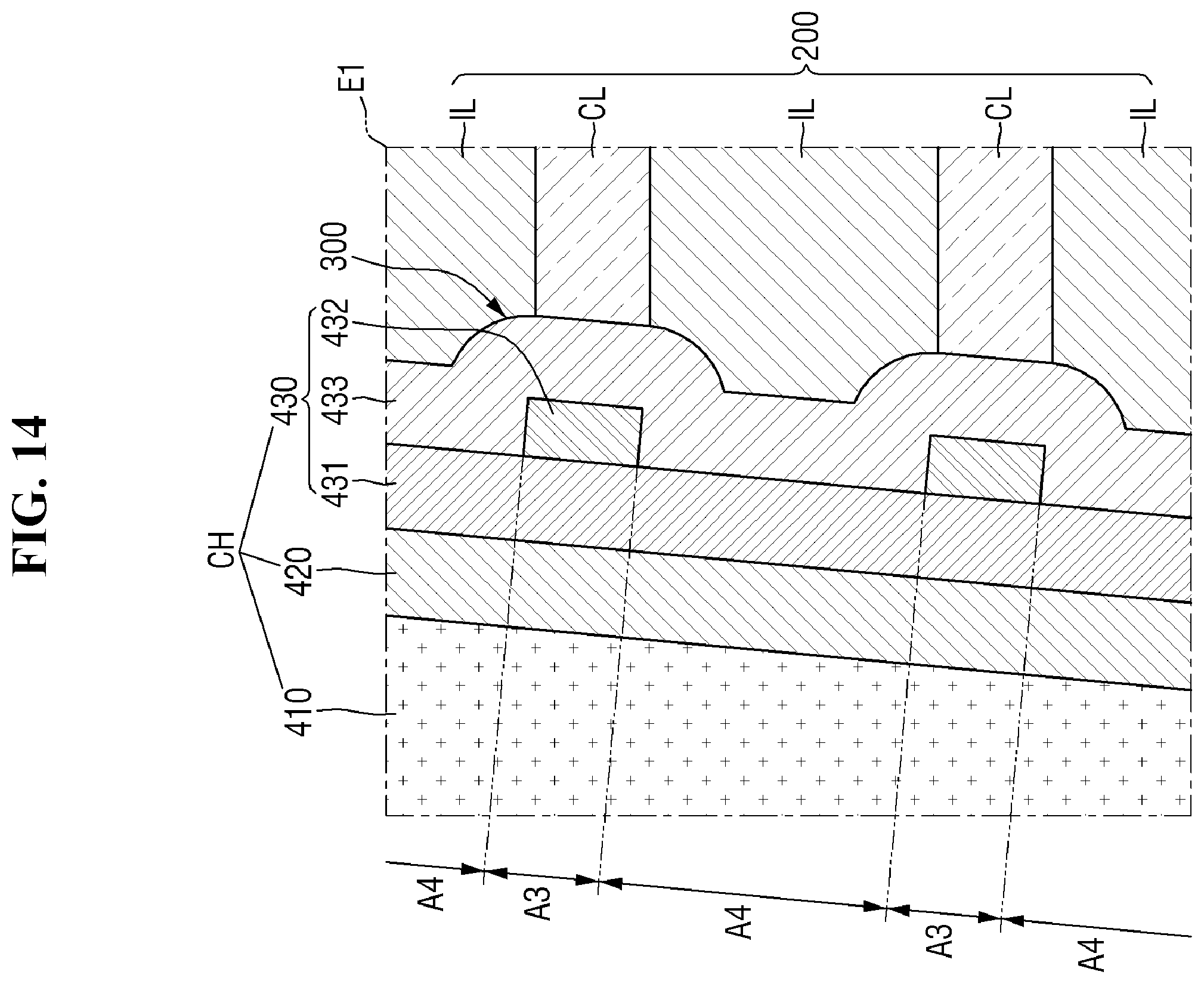 Patent US12120883 Figure 14 – Semiconductor memory device using a ferroelectric characteristic of charge storage layer and operating method thereof