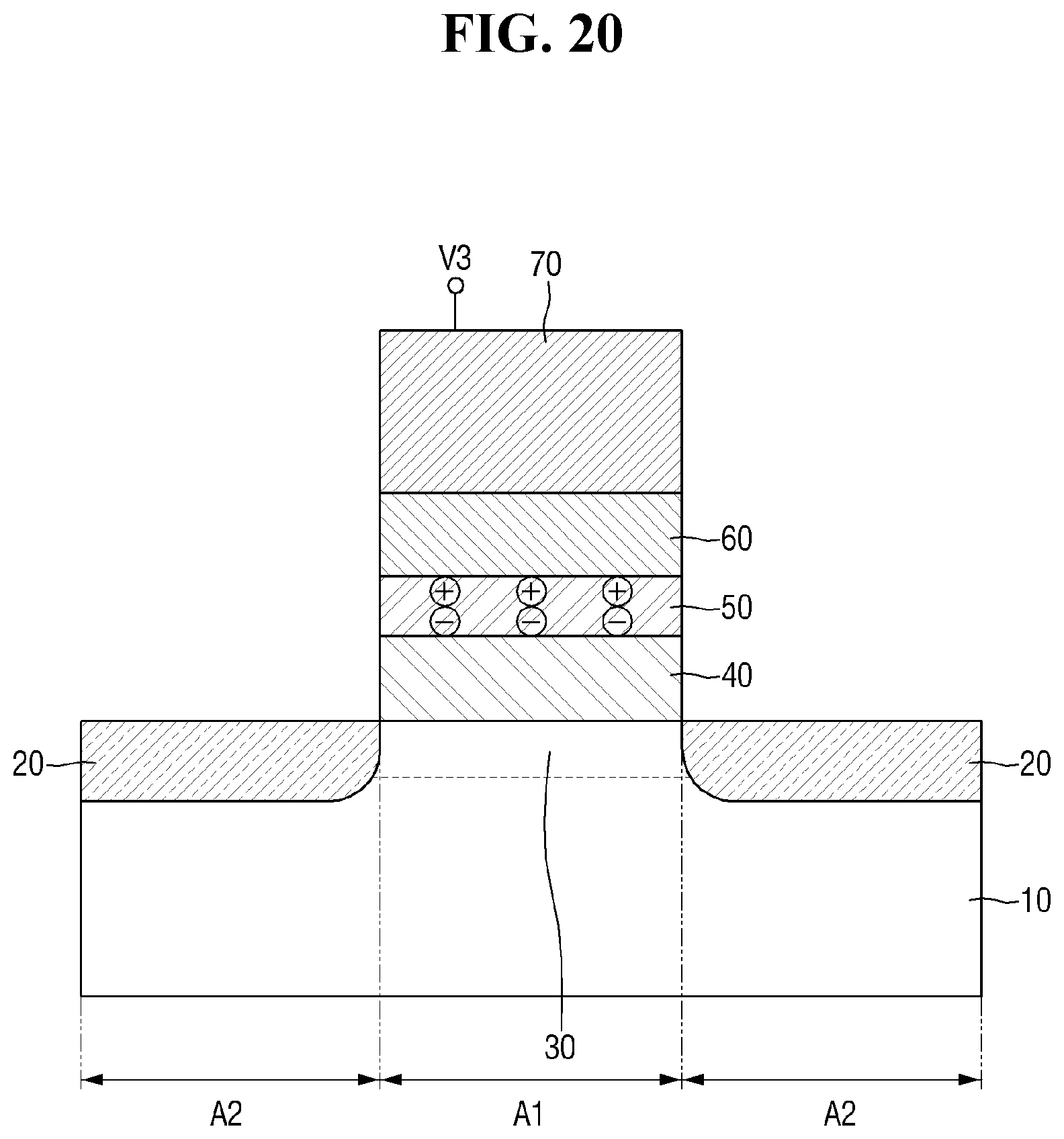 Patent US12120883 Figure 20 – Semiconductor memory device using a ferroelectric characteristic of charge storage layer and operating method thereof