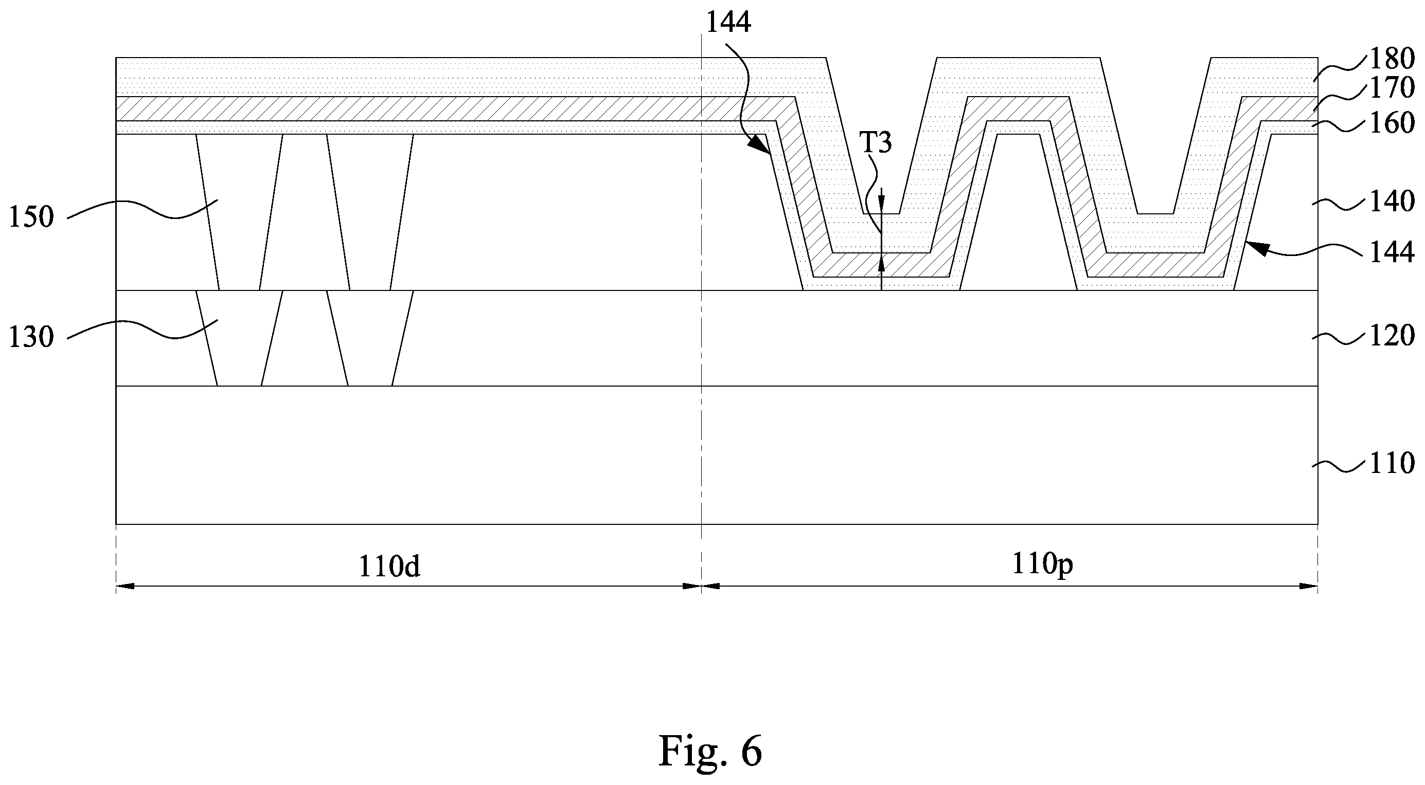 Patent US12120886 Figure 6 – Memory device and manufacturing method thereof