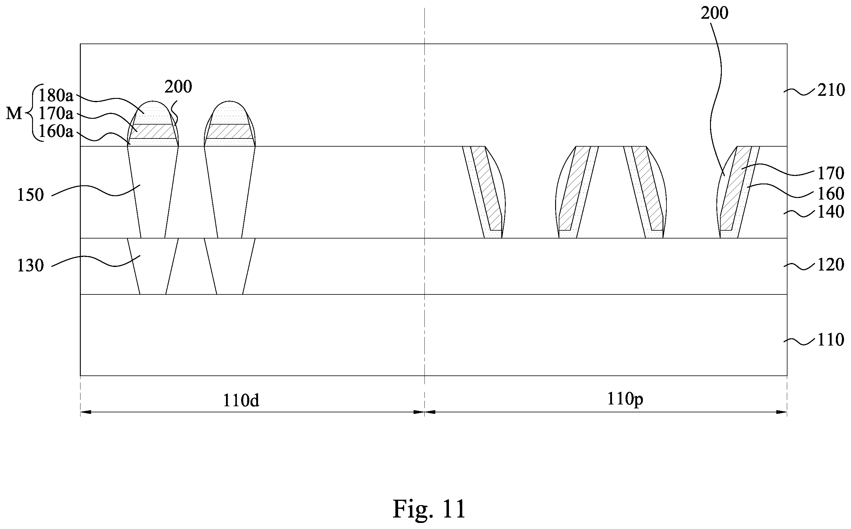 Patent US12120886 Figure 11 – Memory device and manufacturing method thereof