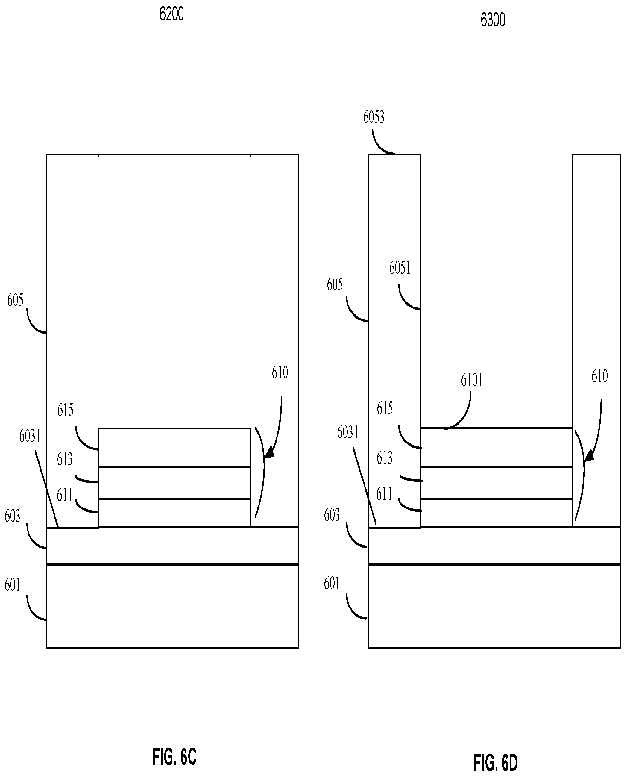 Patent US12120887 Figure 7 – Increasing selector surface area in crossbar array circuits