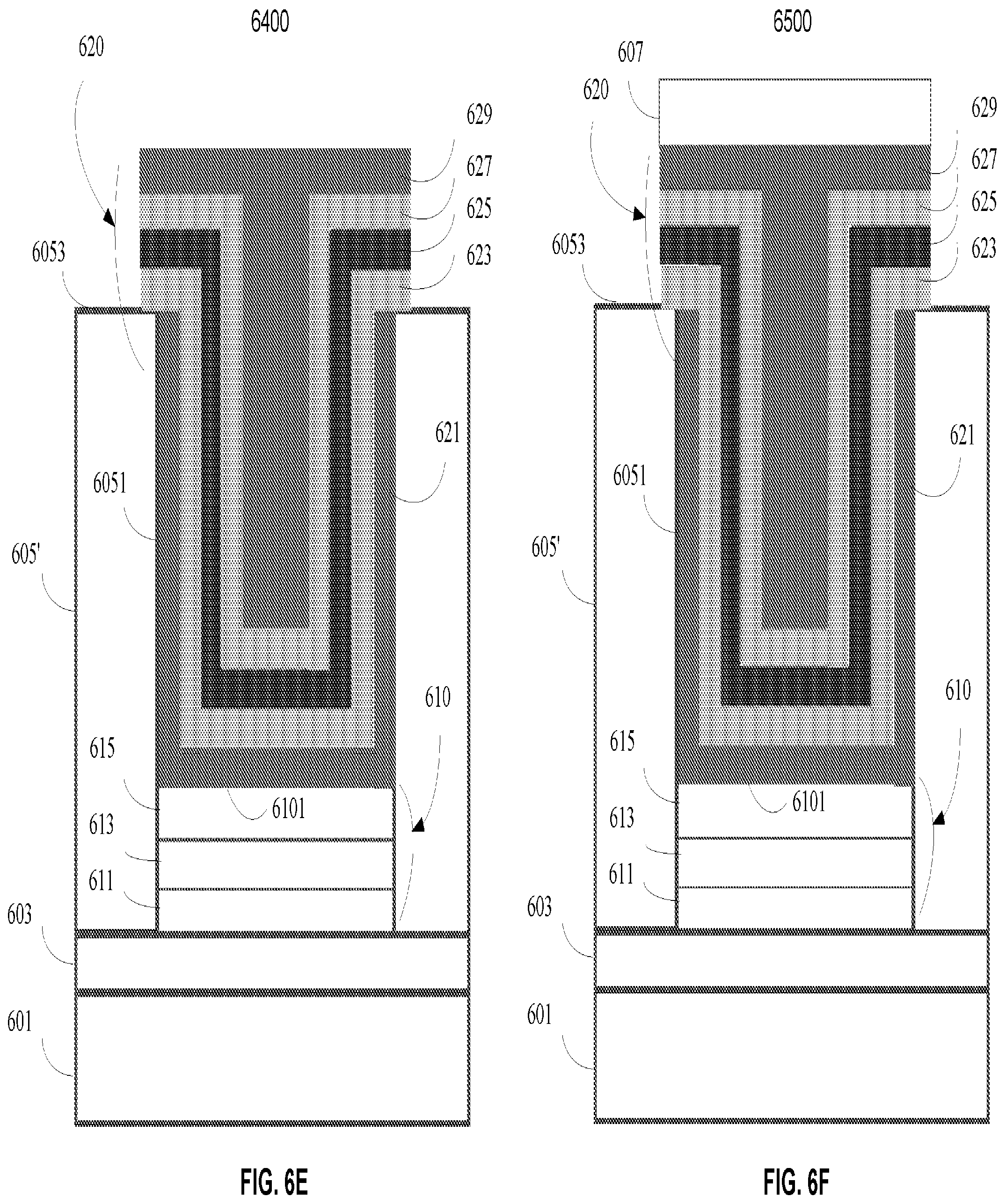 Patent US12120887 Figure 8 – Increasing selector surface area in crossbar array circuits