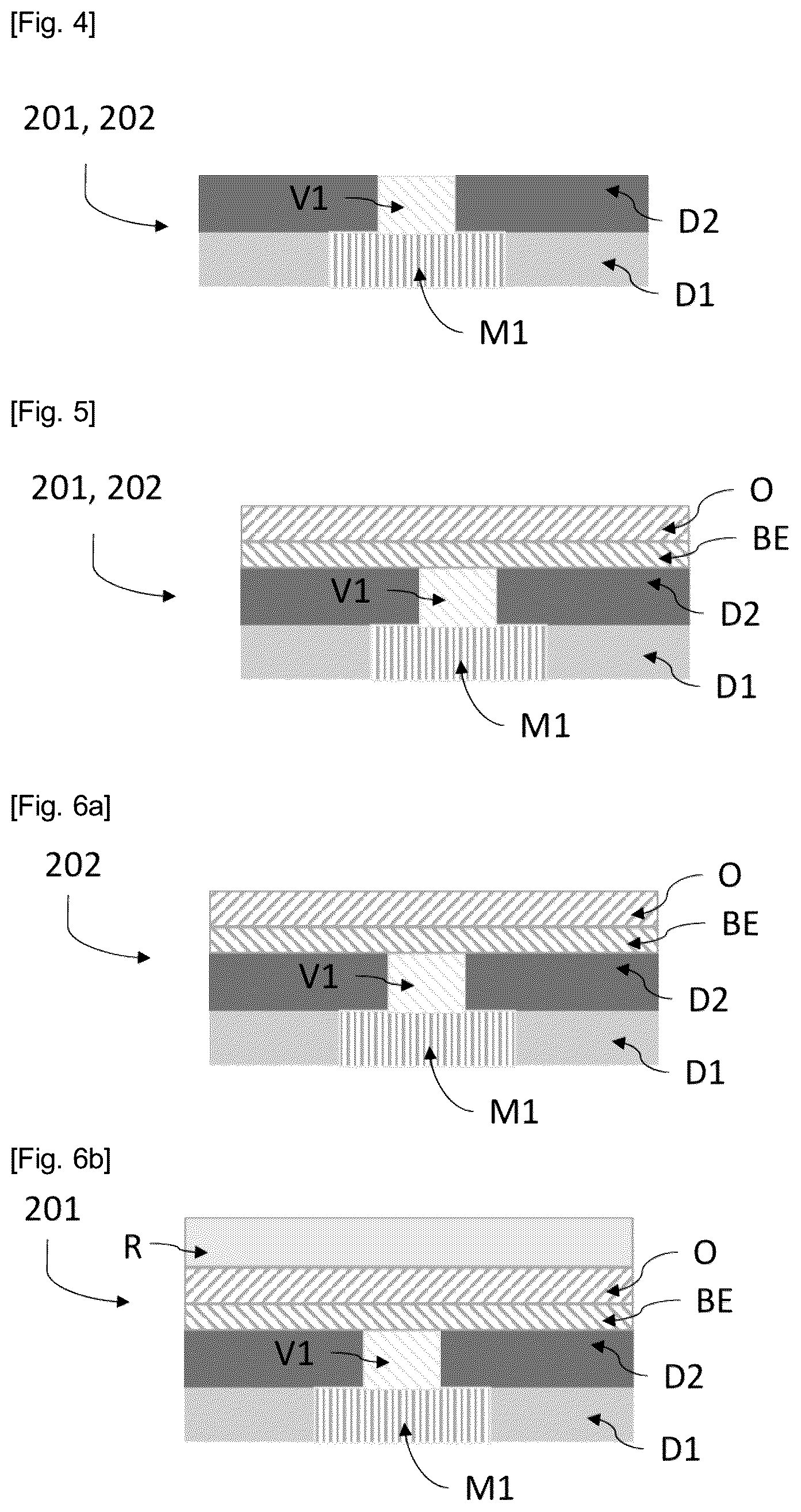 Patent US12120889 Figure 2 – Method for manufacturing a microelectronic device comprising a plurality of resistive memory points configured to form a physical unclonable function and said device