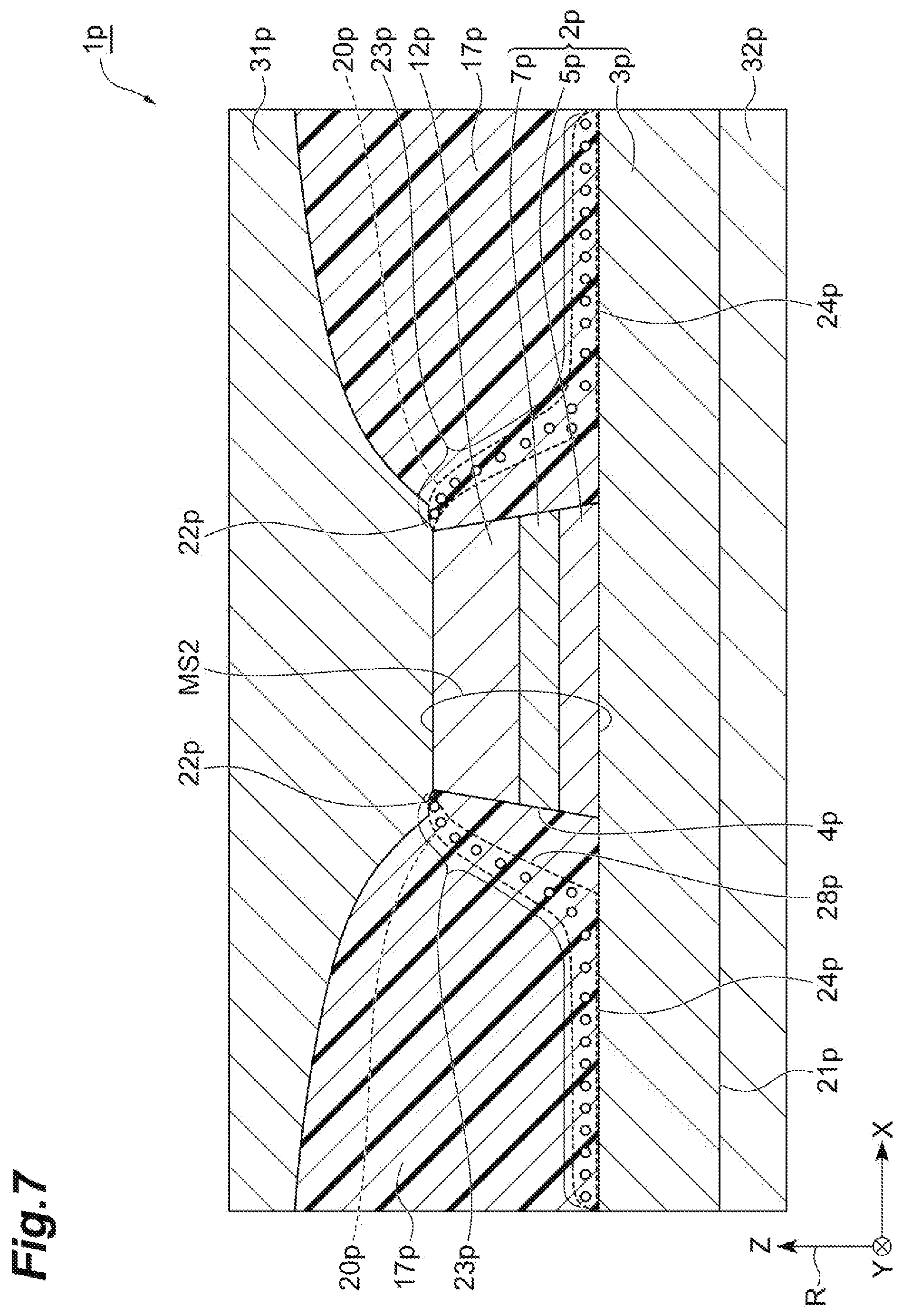Patent US12120890 Figure 7 – Tunnel magnetoresistive effect element, magnetic memory, and built-in memory