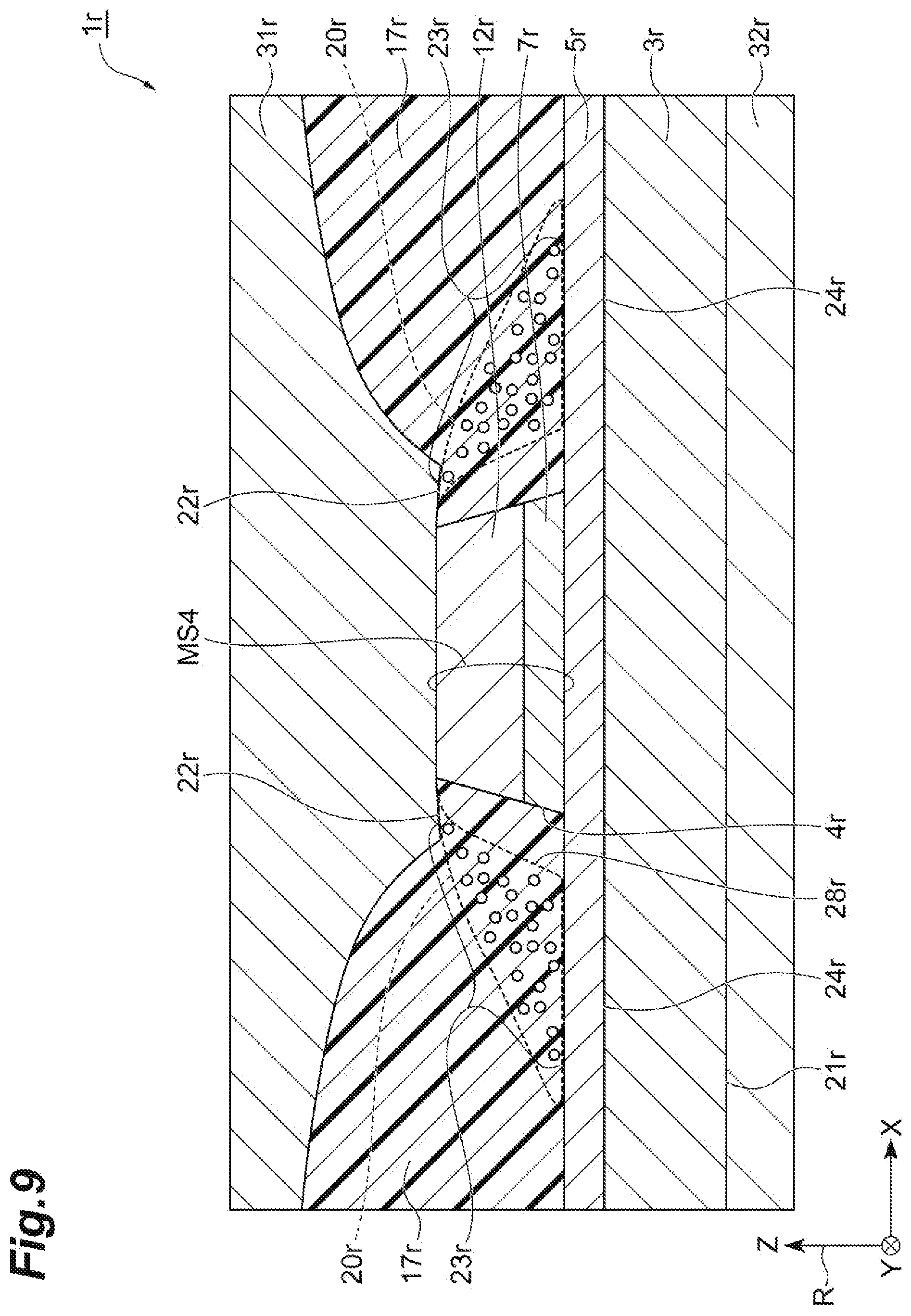 Patent US12120890 Figure 9 – Tunnel magnetoresistive effect element, magnetic memory, and built-in memory
