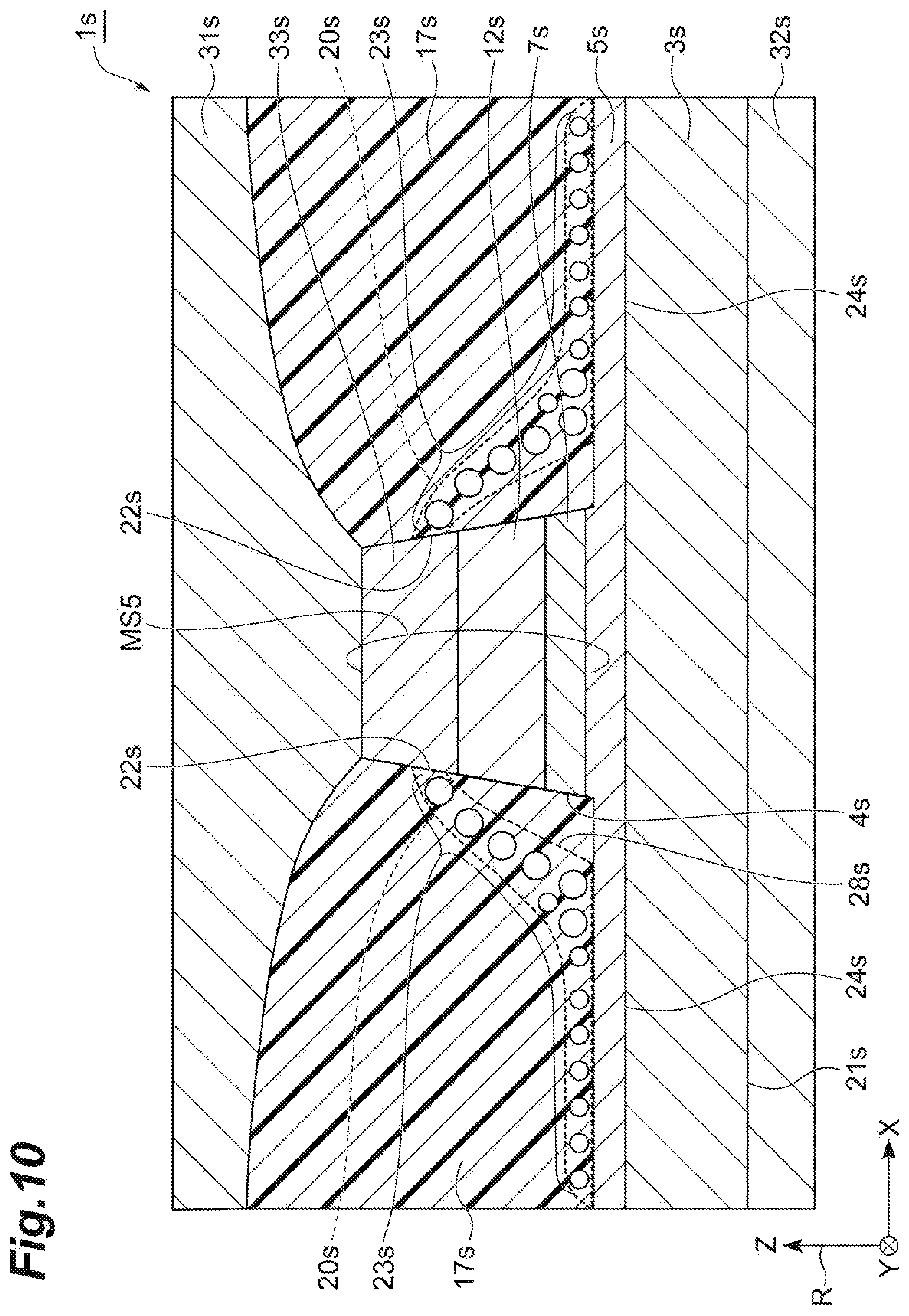 Patent US12120890 Figure 10 – Tunnel magnetoresistive effect element, magnetic memory, and built-in memory