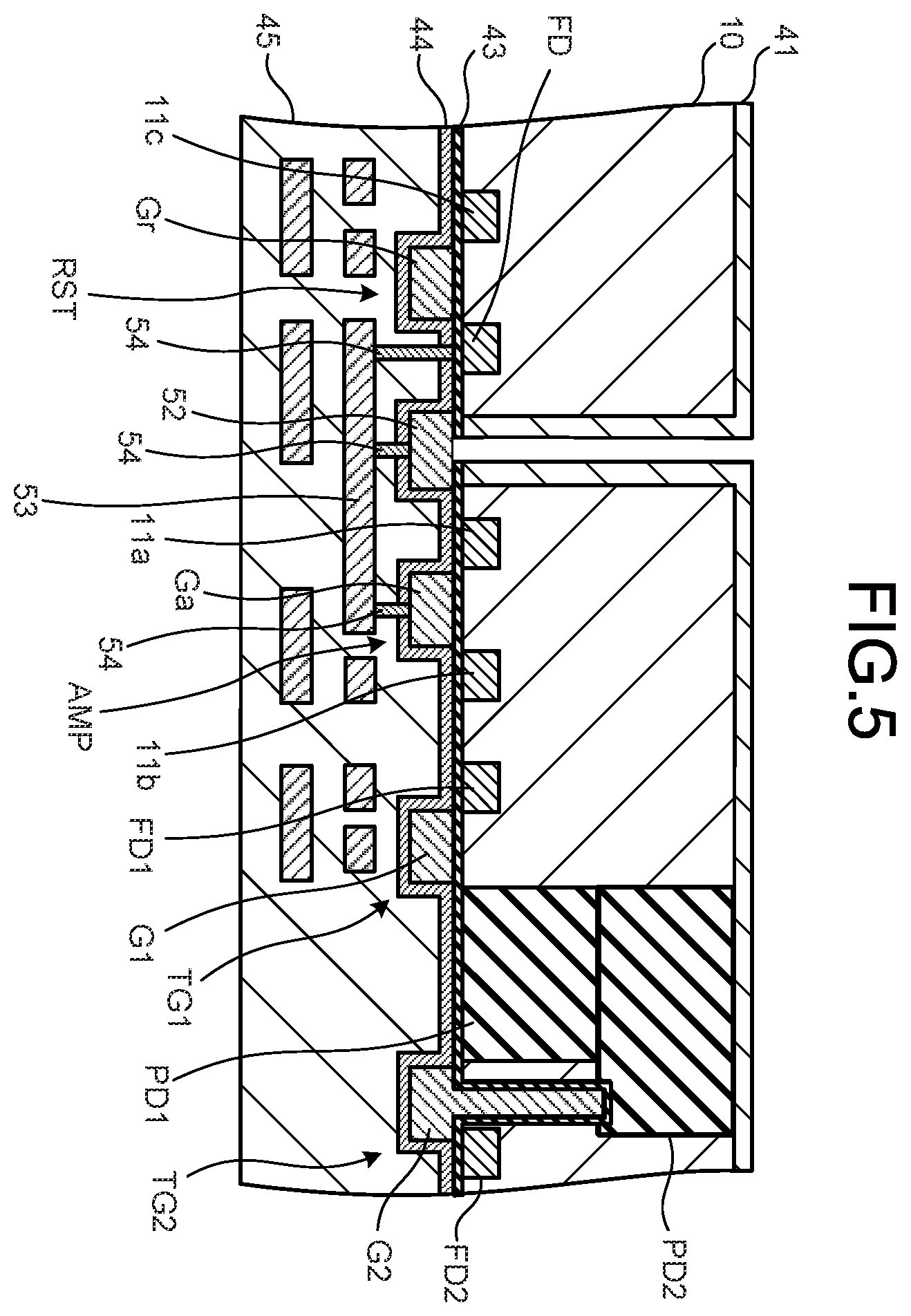 Patent US12120897 Figure 5 – Solid-state imaging element, electronic device, and manufacturing method of solid-state imaging element